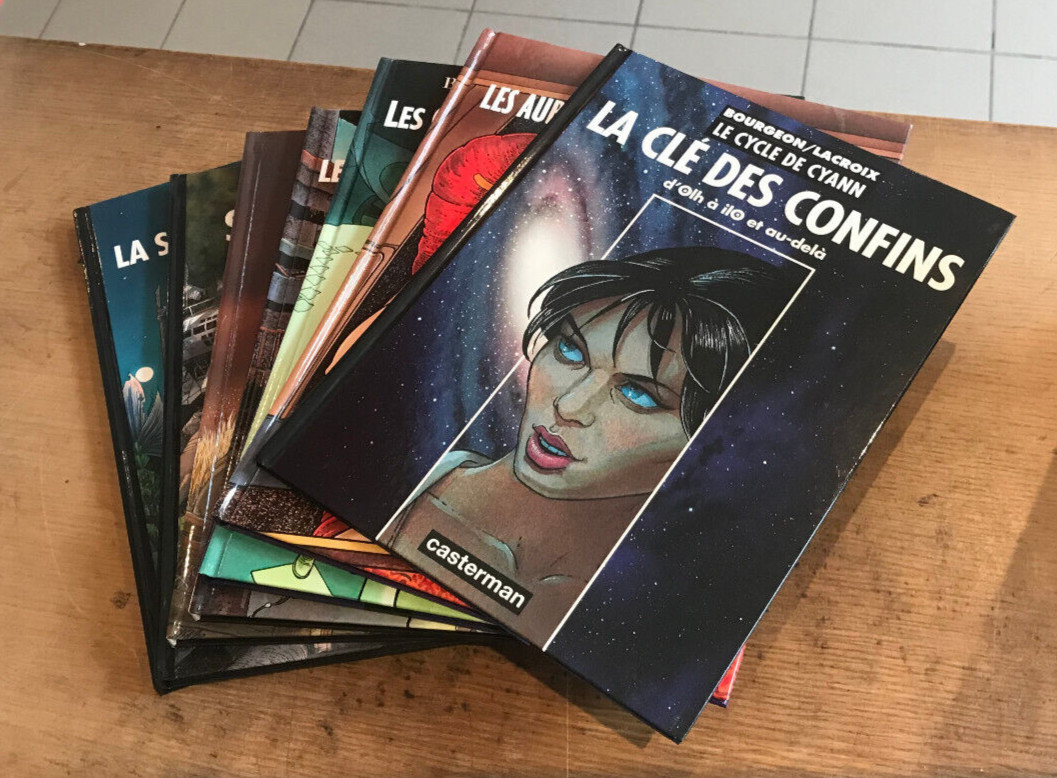 BOURGEON - CYCLE DE CYANN - SERIE COMPLETE - 7 TOMES ( AVEC HS ) - EO ( TBE )