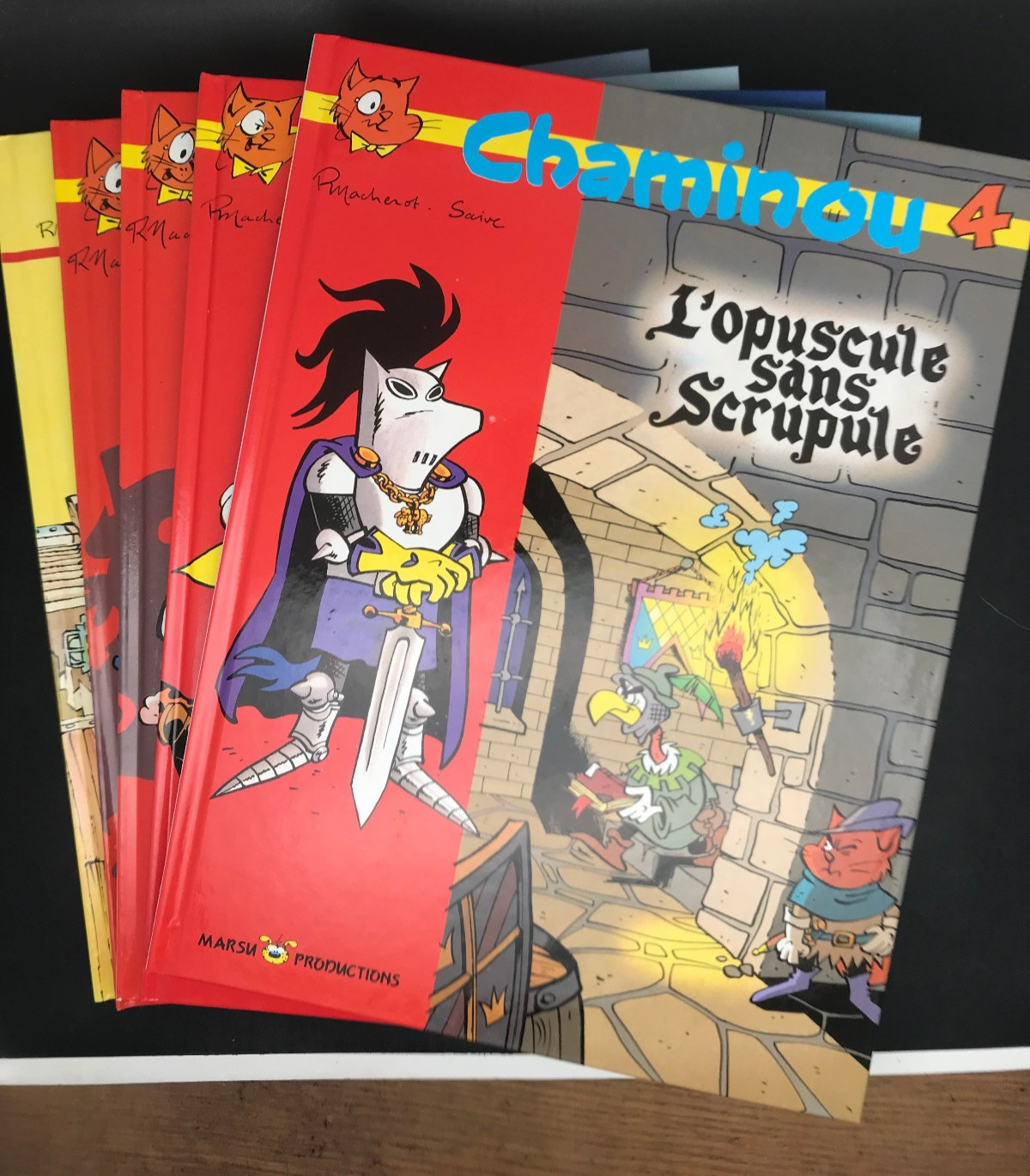 SAIVE - CHAMINOU - COMPLET - 5 TOMES - AVEC 2 DEDICACES + DIVERS - EO/REE (TTBE)