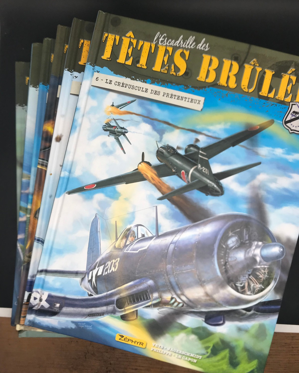 ARROYO - L'ESQUADRILLE DES TETES BRULEES - SERIE COMPLETE - 6 TOMES - EO ( TBE )