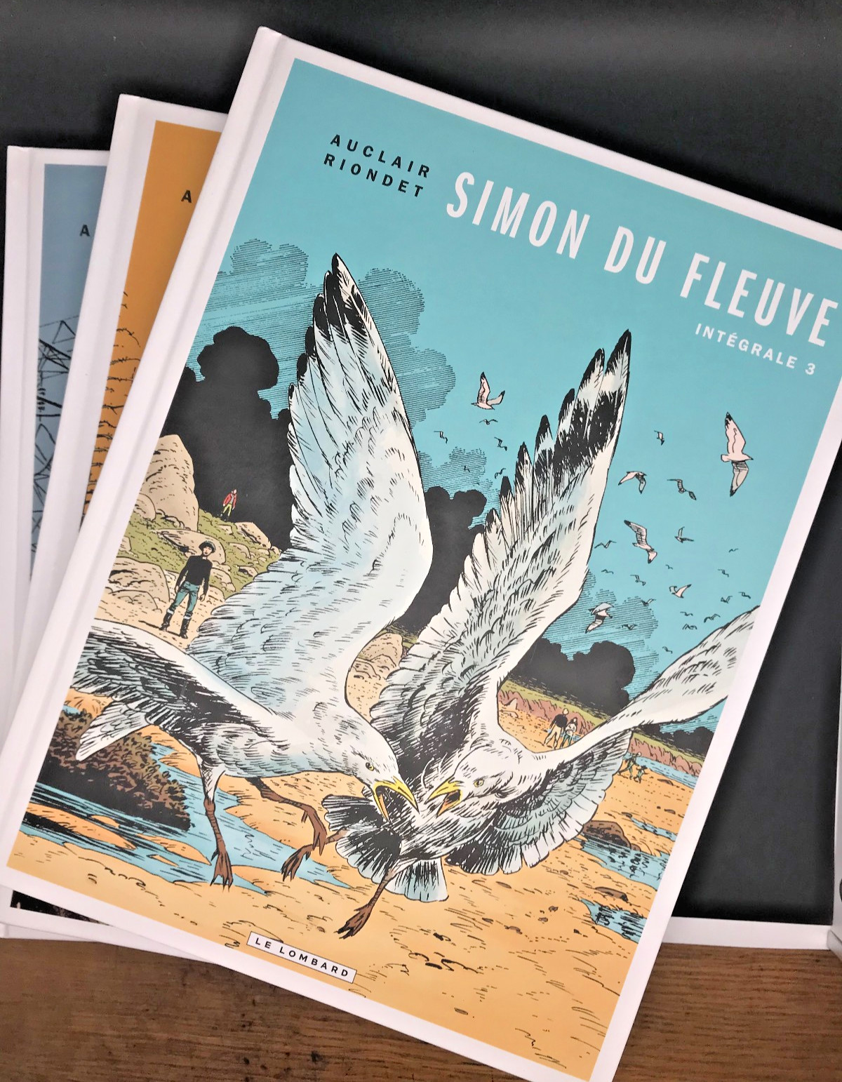 AUCLAIR - SIMON DU FLEUVE - INTEGRALES - COMPLET - 3 TOMES - EO ( COMME NEUF )