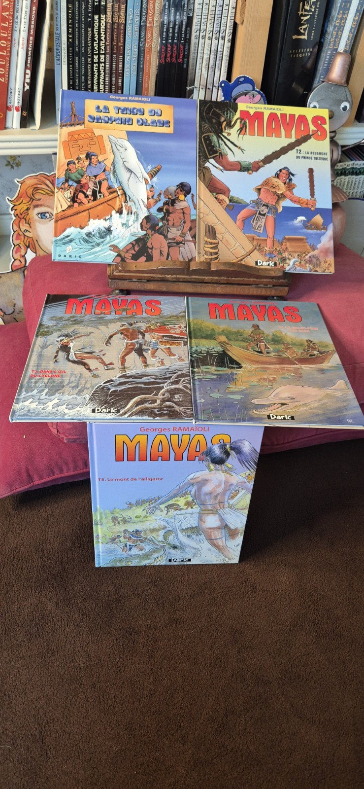 MAYA T 1 A 5 DÉDICACES RAMAIOLI SUR CHAQUE ALBUM- EO TTBE