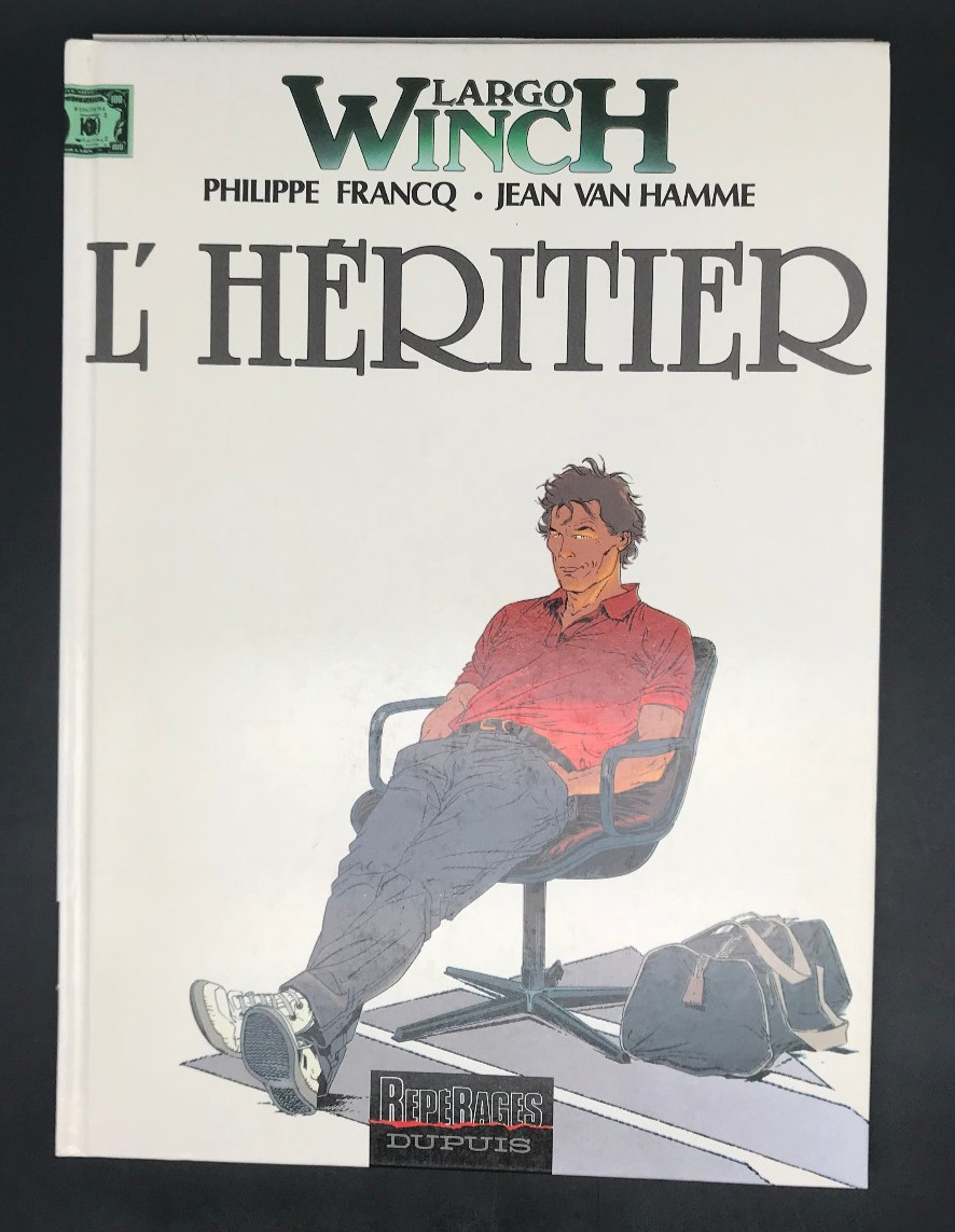 FRANCQ - LARGO WINCH - 1 - L'HERITIER + POSTER + EX-LIBRIS N&S - EO ( TTBE )