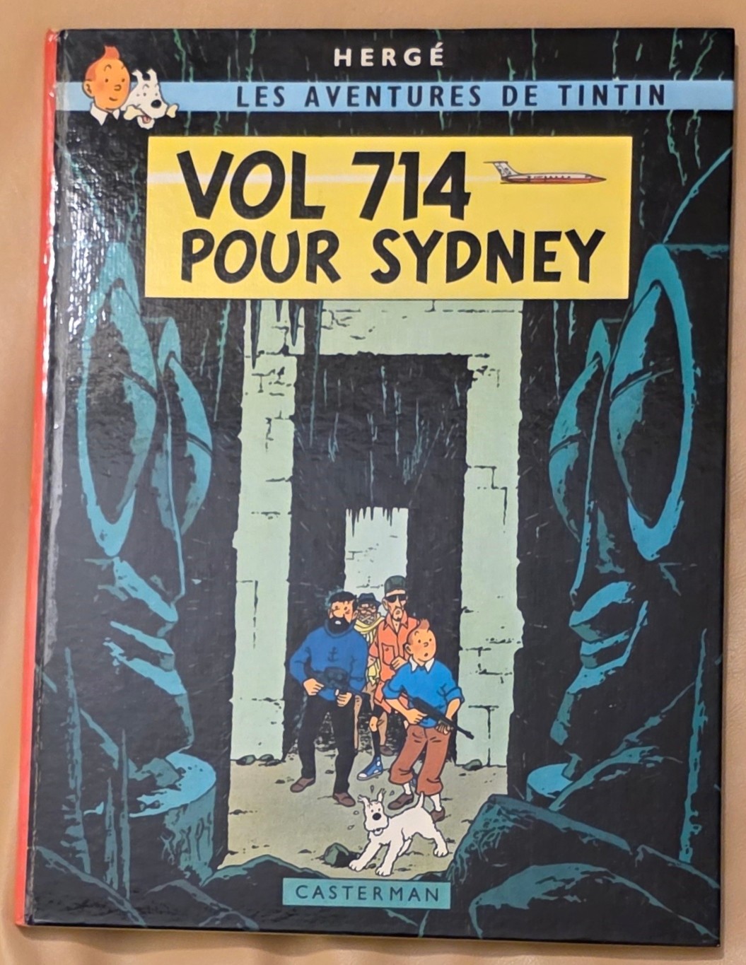 TINTIN - 22 - / Vol 714 pour Sidney /  EO B37 1968 / TBE-