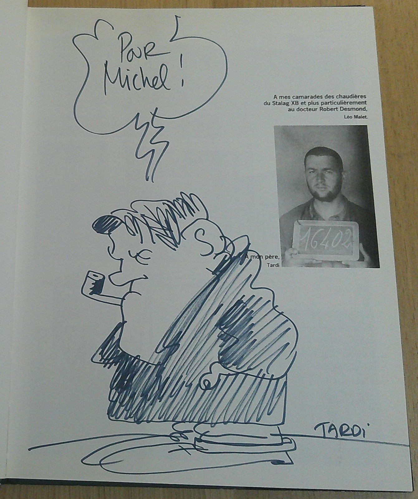 DEDICACE TARDI / NESTOR BURMA 120 RUE DE LA GARE EN EO / BE