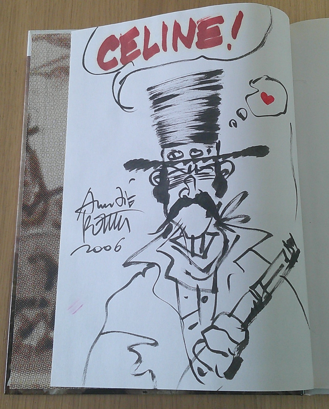 DEDICACE ROSINSKI / WESTERN EN EO / LE LOMBARD / TBE