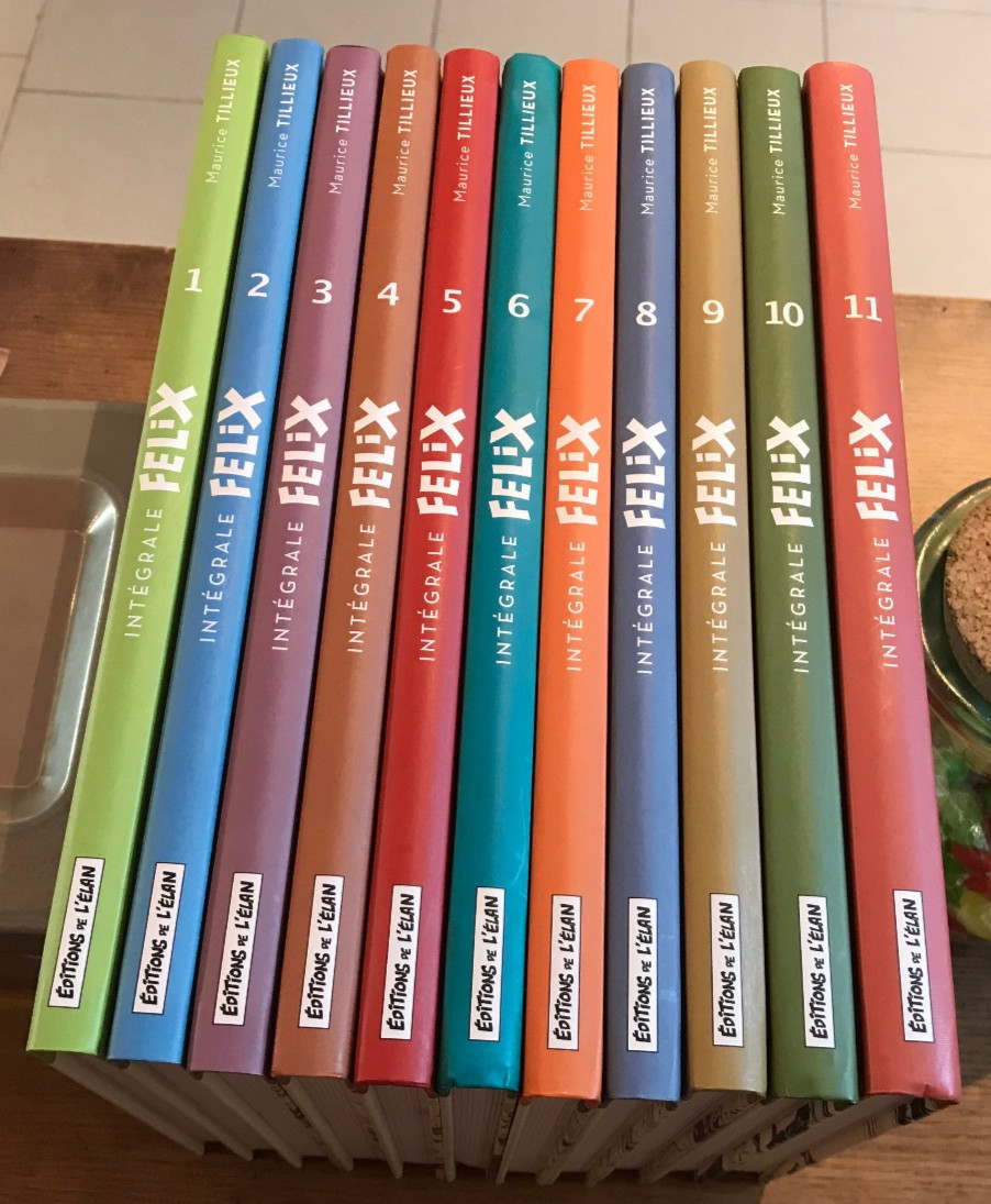 TILLIEUX - FELIX - INTEGRALES - COMPLET - 11 TOME - ED. DE L'ELAN - EO  ( TTBE )