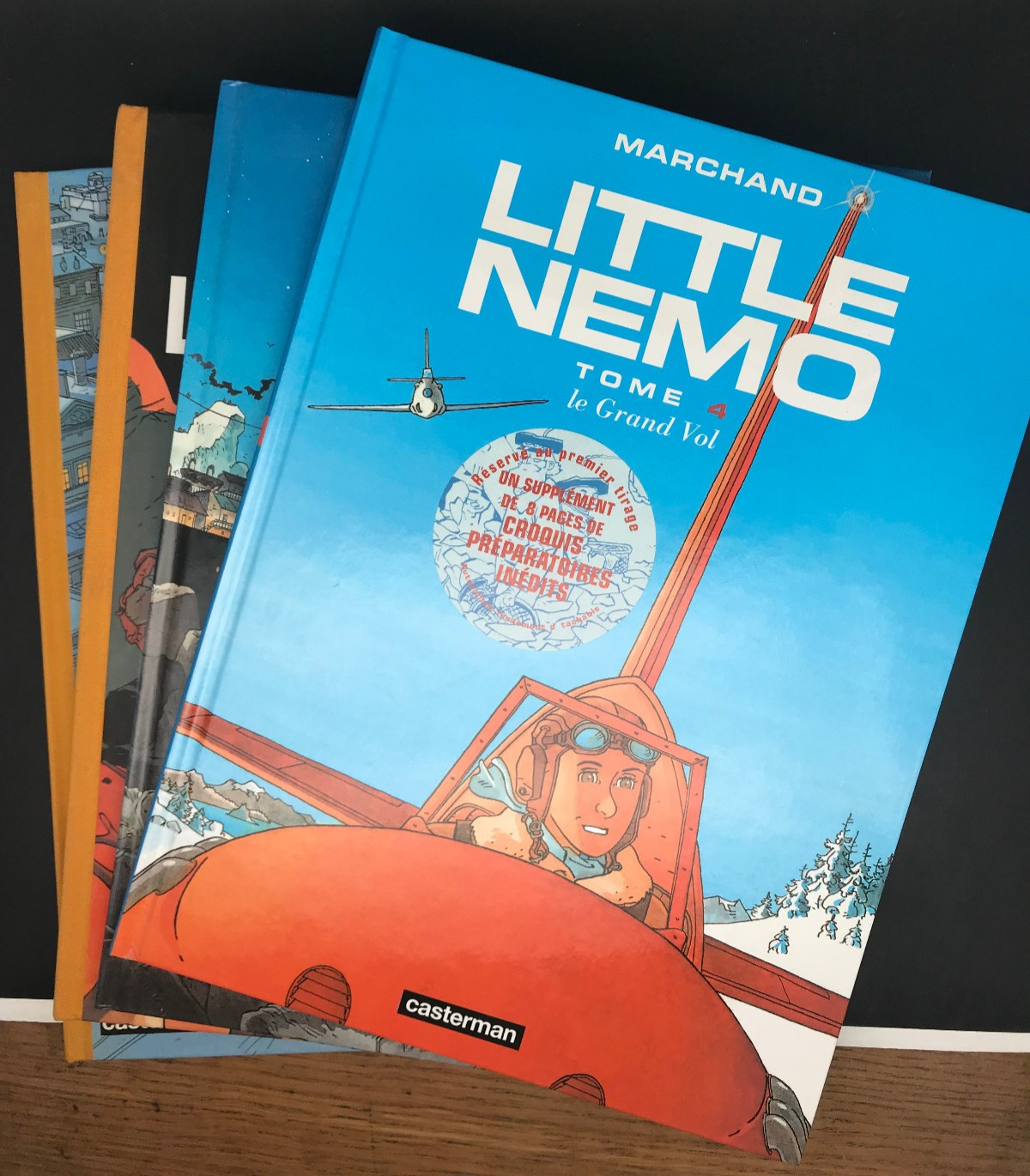 MARCHAND - LITTLE NEMO - COMPLET - 4 TOMES - AVEC 2 DEDICACES - EO ( TBE )
