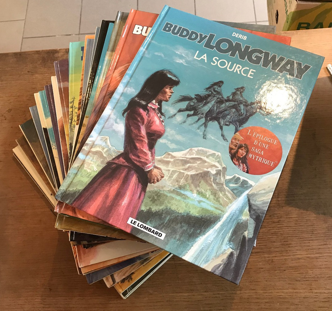 DERIB - BUDDY LONGWAY - SERIE COMPLETE - 20 TOMES + 4 BANDEAUX - EO ( TTBE )