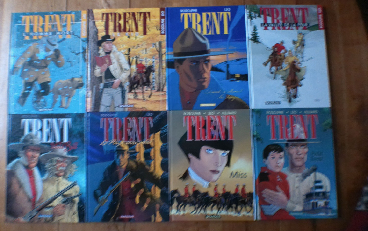 LEO TRENT SERIE COMPLETE (8T)T1, T4,T7 ET T8 EO COMME NEUF ex libris sur la page