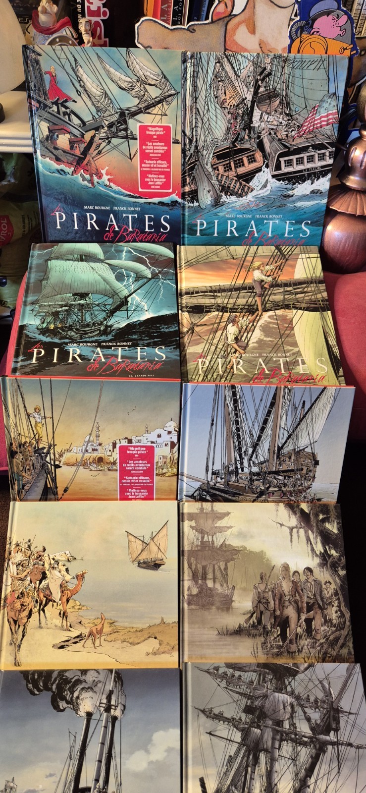Les Pirates de Barataria T 1 à 12  Série Complète 9 EO Bonnet, Bourgne TBE 