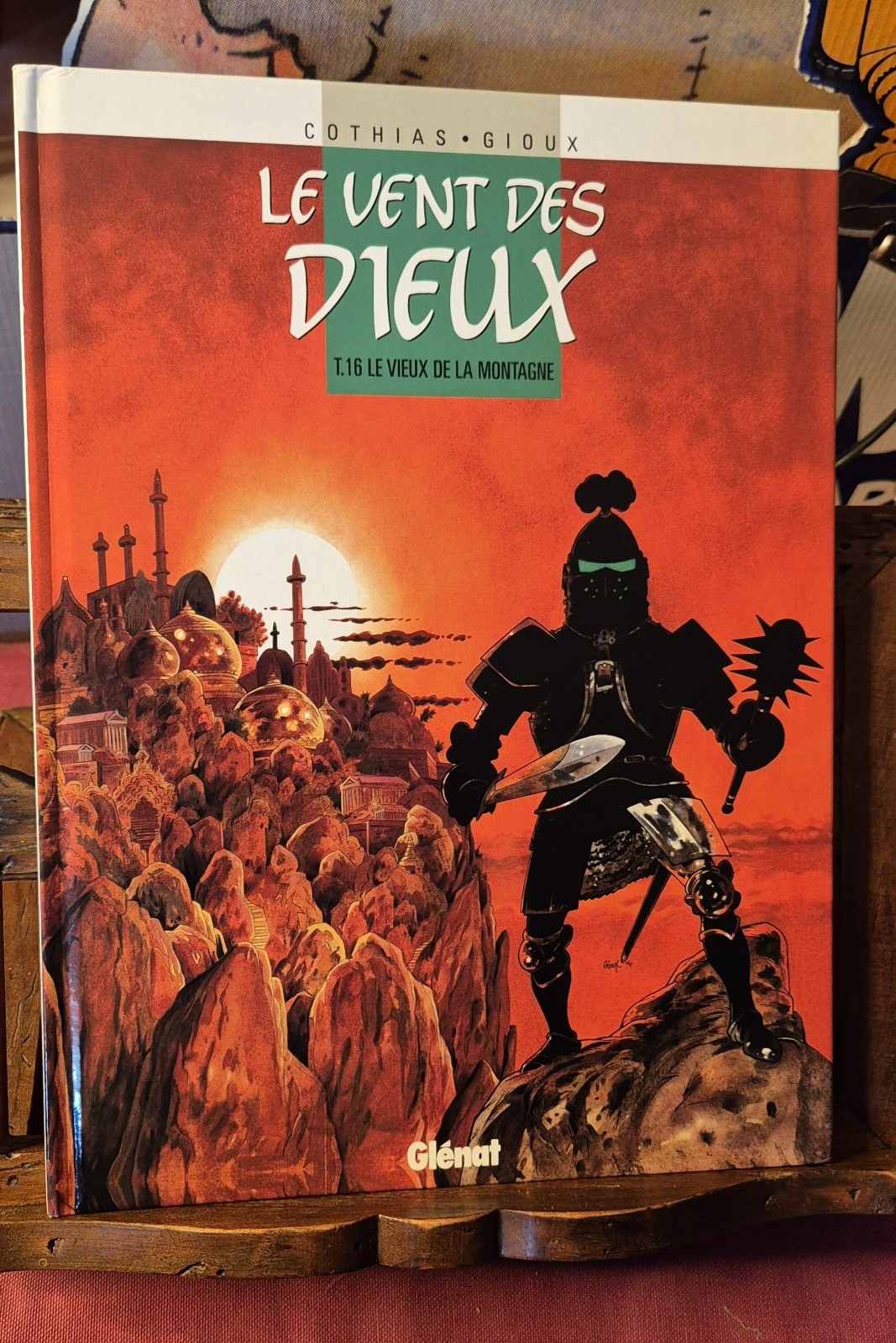 LE VENT DES DIEUX TOME 16 EO EN ÉTAT NEUF AVEC DÉDICACE GIOUX
