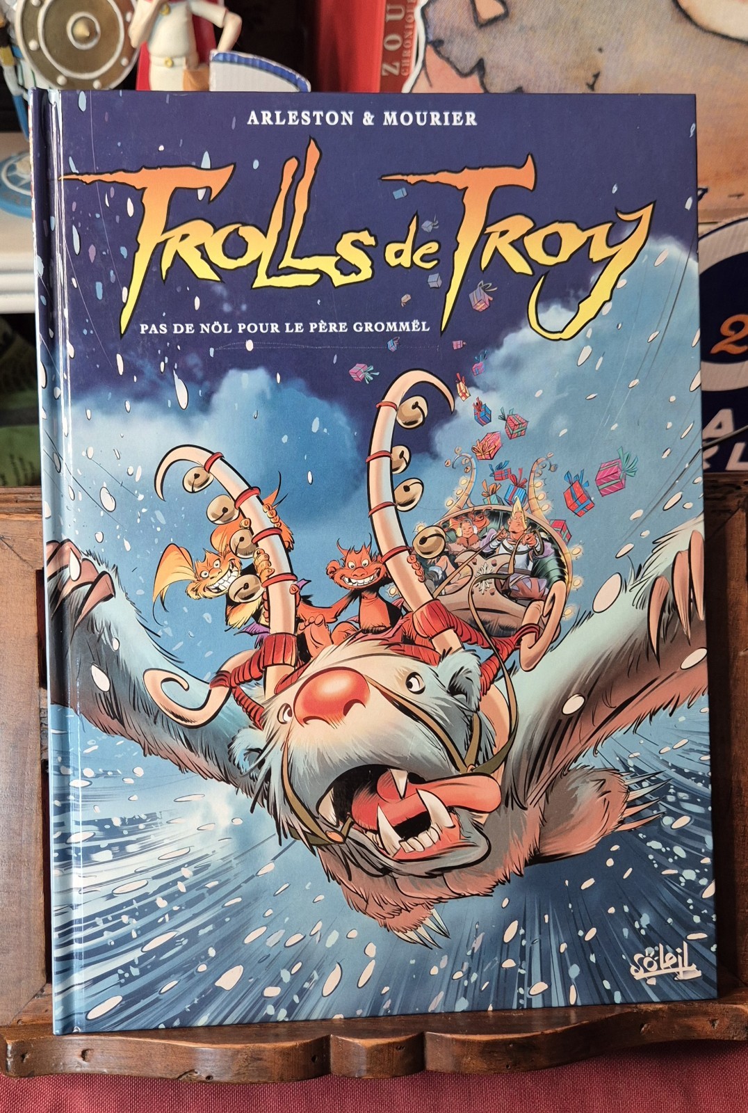 TROLLS DE TROY T 19 EO  DÉDICACE COULEURS MOURIER ÉDITION SOLEIL TBE