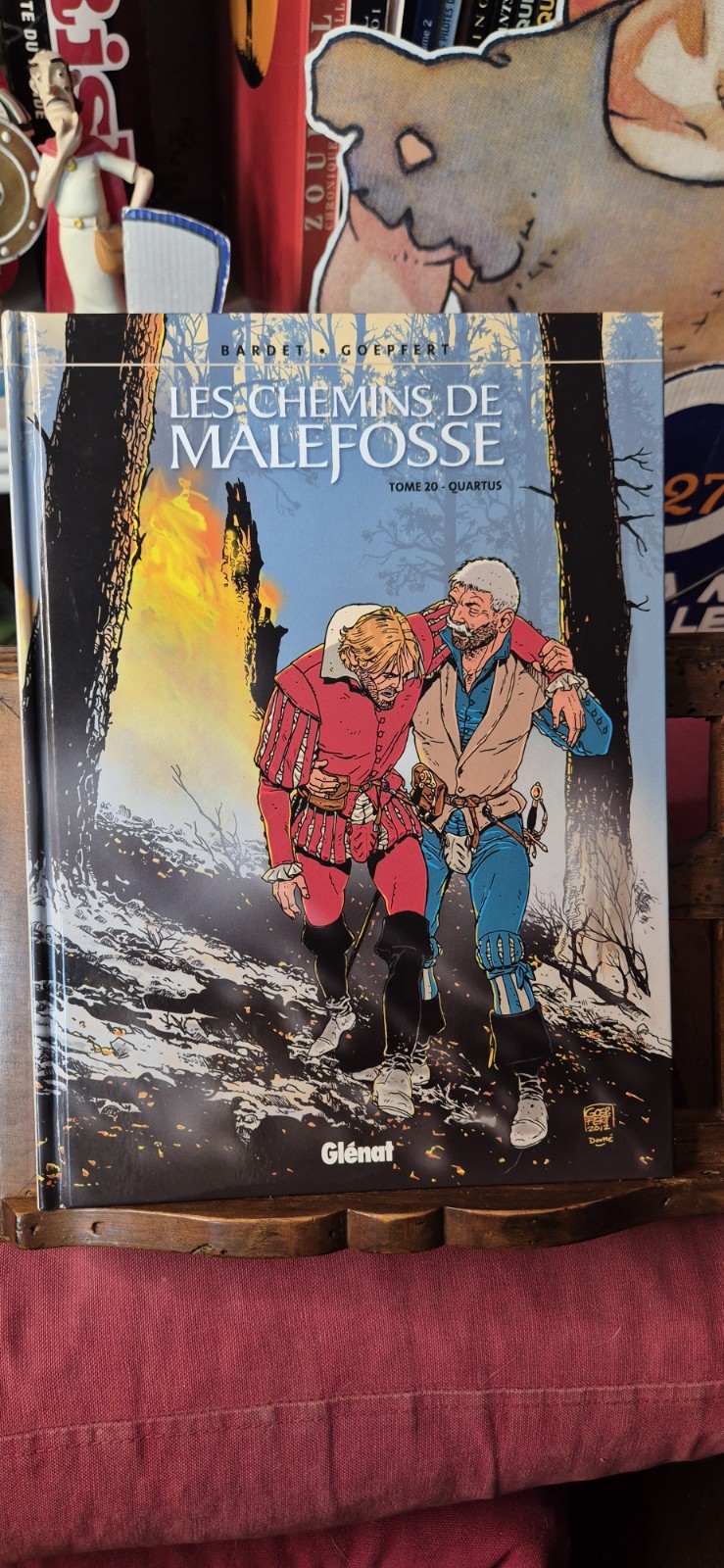 Les Chemins de Malefosse T20 Dédicaces Goepfert Et Bardet  Glénat EO  TBE 