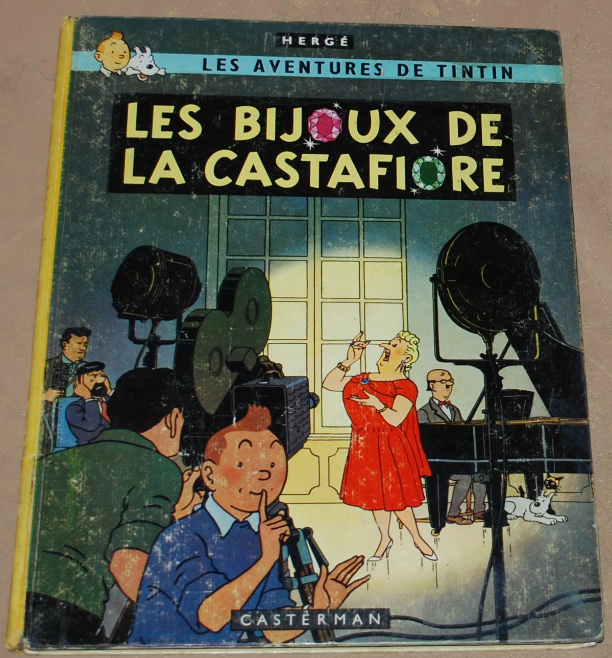 Tintin  -21- / Les bijoux de la Castafiore / EO Belge  1963 / BE+