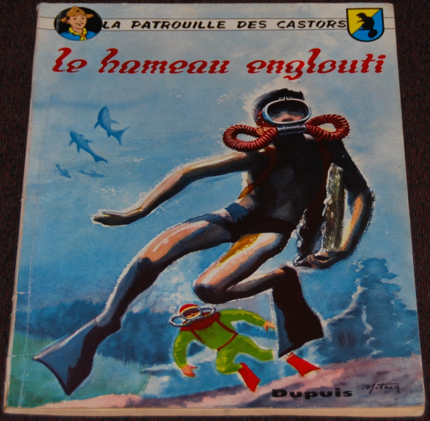 LA PATROUILLE DES CASTORS -08-/Le hameau englouti /EO 1961 /TBE