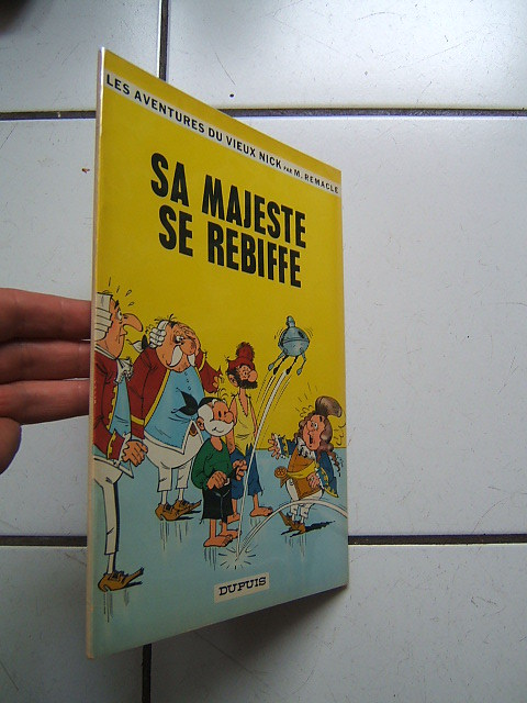 REMACLE /  LE VIEUX NICK ET BARBE NOIRE 8 / SA MAJESTE SE REBIFFE / EO 