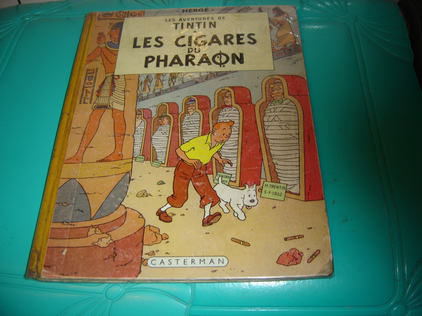 Tintin - Les Cigares du Pharaon - B14 - 1955 - EO Française 