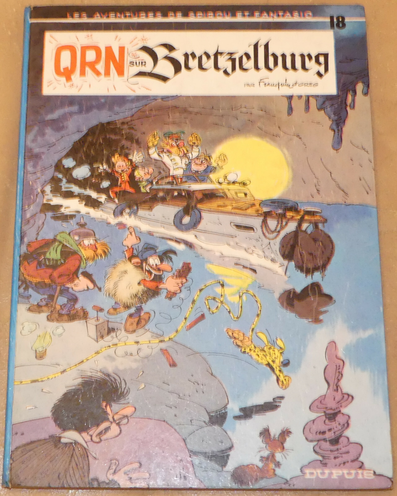 SPIROU ET FANTASIO -18- / QRN sur Bretzetburg / EO1966 / BE+