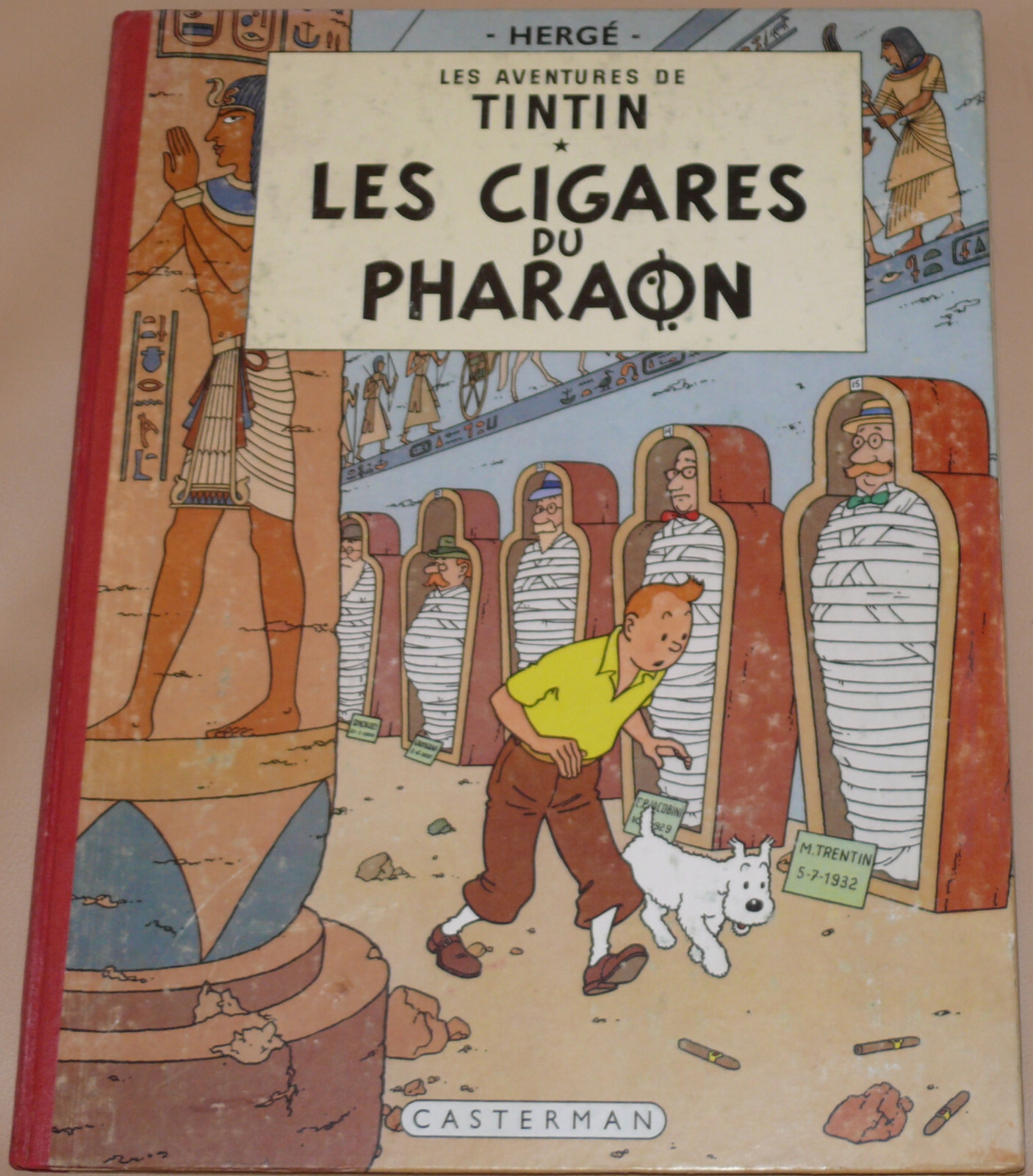 TINTIN -4- / Les  Cigares du Pharaon / EO Belge  B15 1955 /  BE+