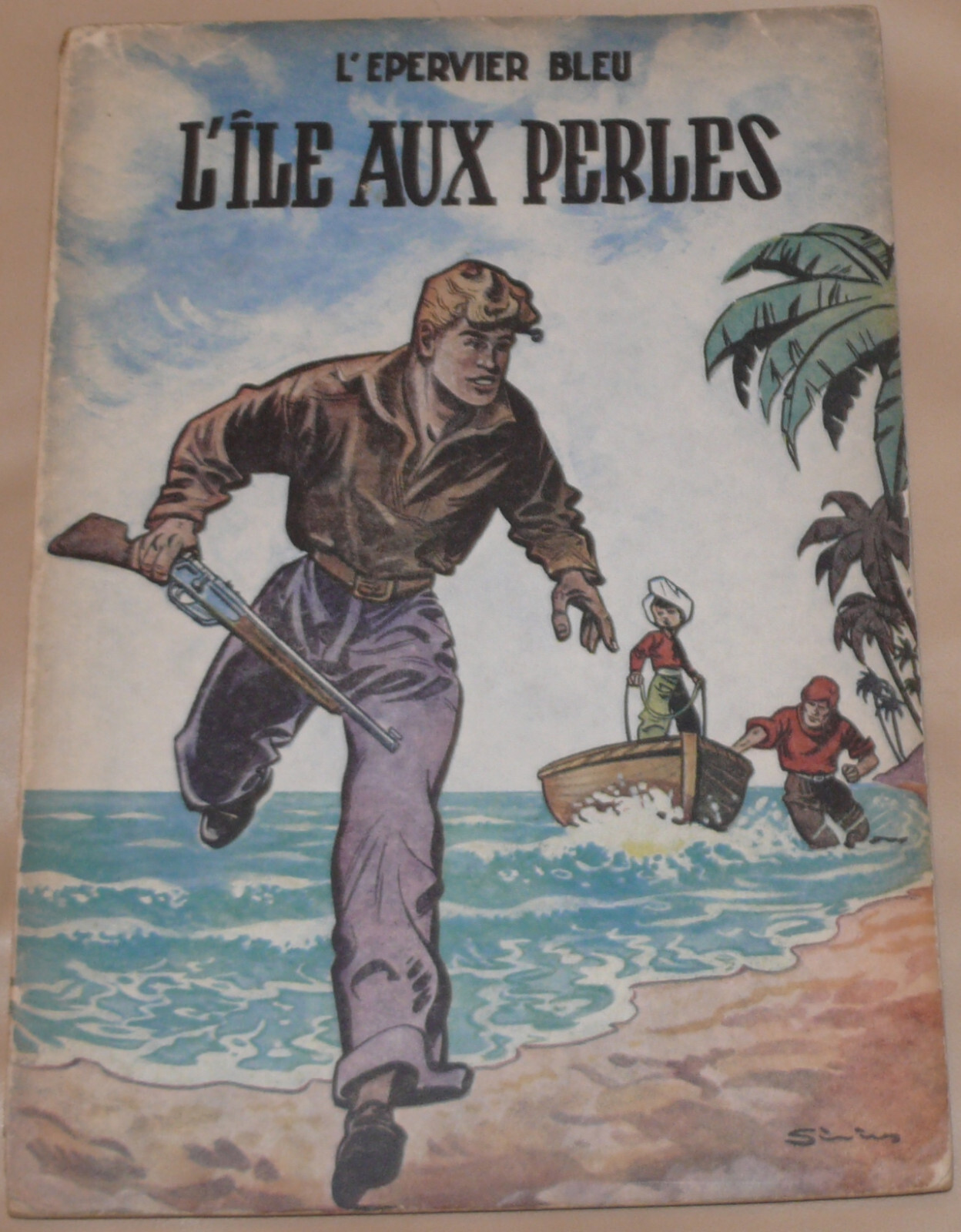 L'EPERVIER BLEU -3- /L'île aux perles / EO 1950 / BE++