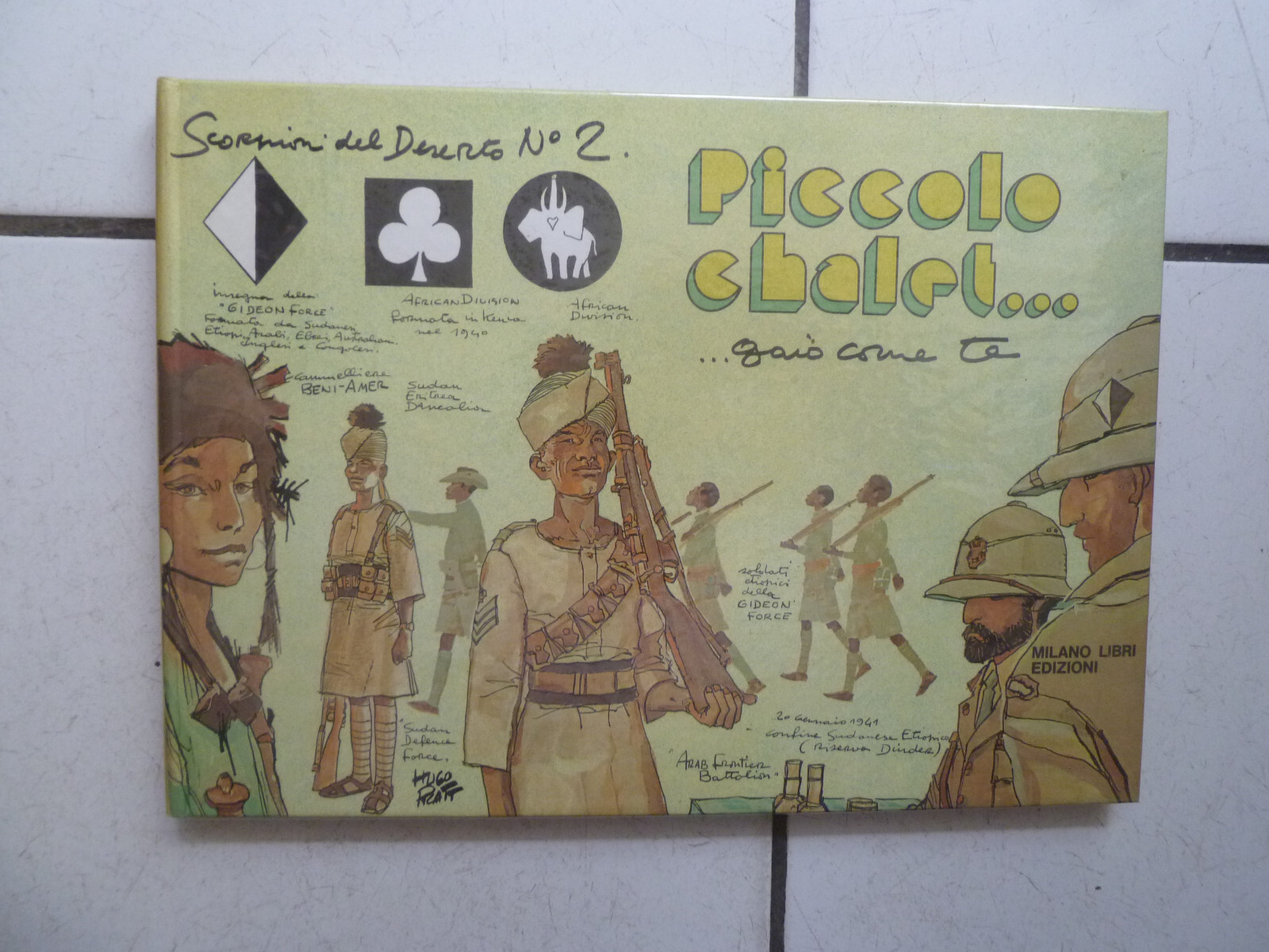 HUGO  PRATT / LES SCORPION DU  DESERT  2 /   / EO   EDITION  ITALIENNE