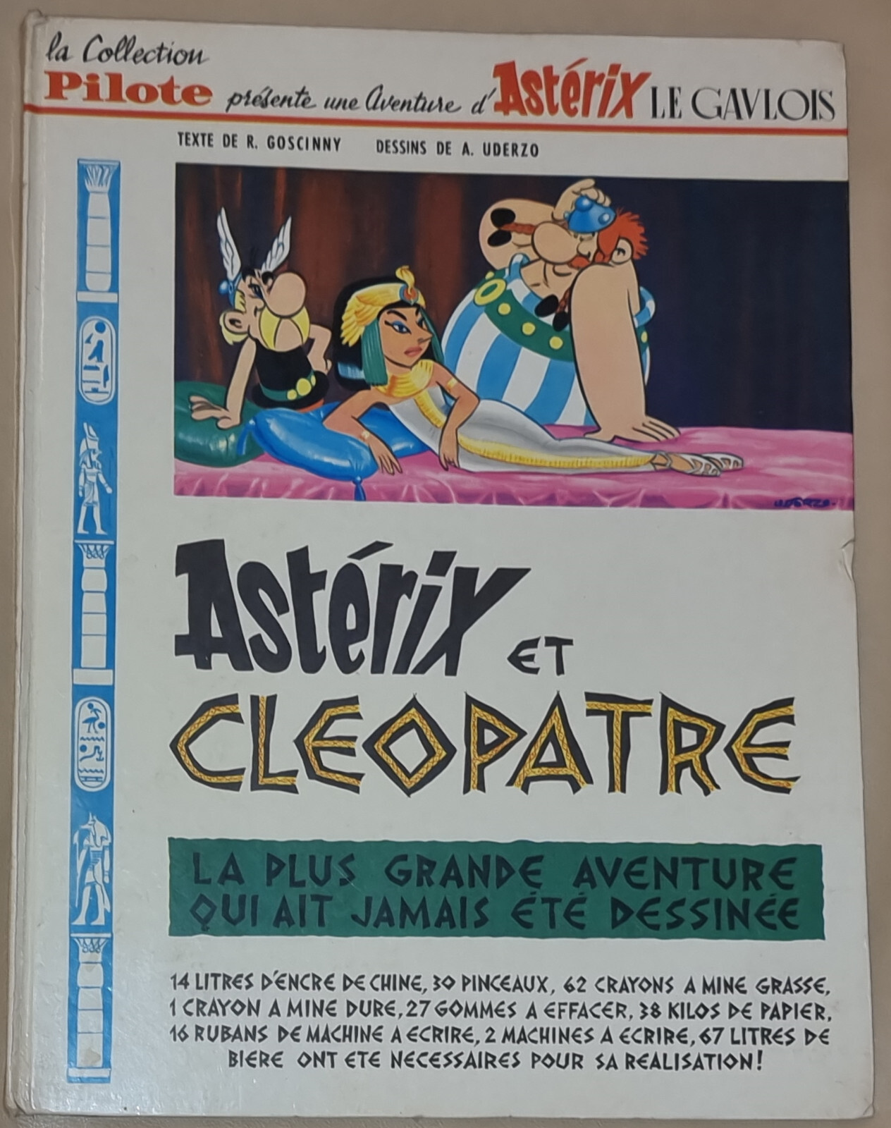 ASTERIX -6 / Asterix et Cléopâtre / EO 1965/ 16 titres dont 3 à paraître / BE