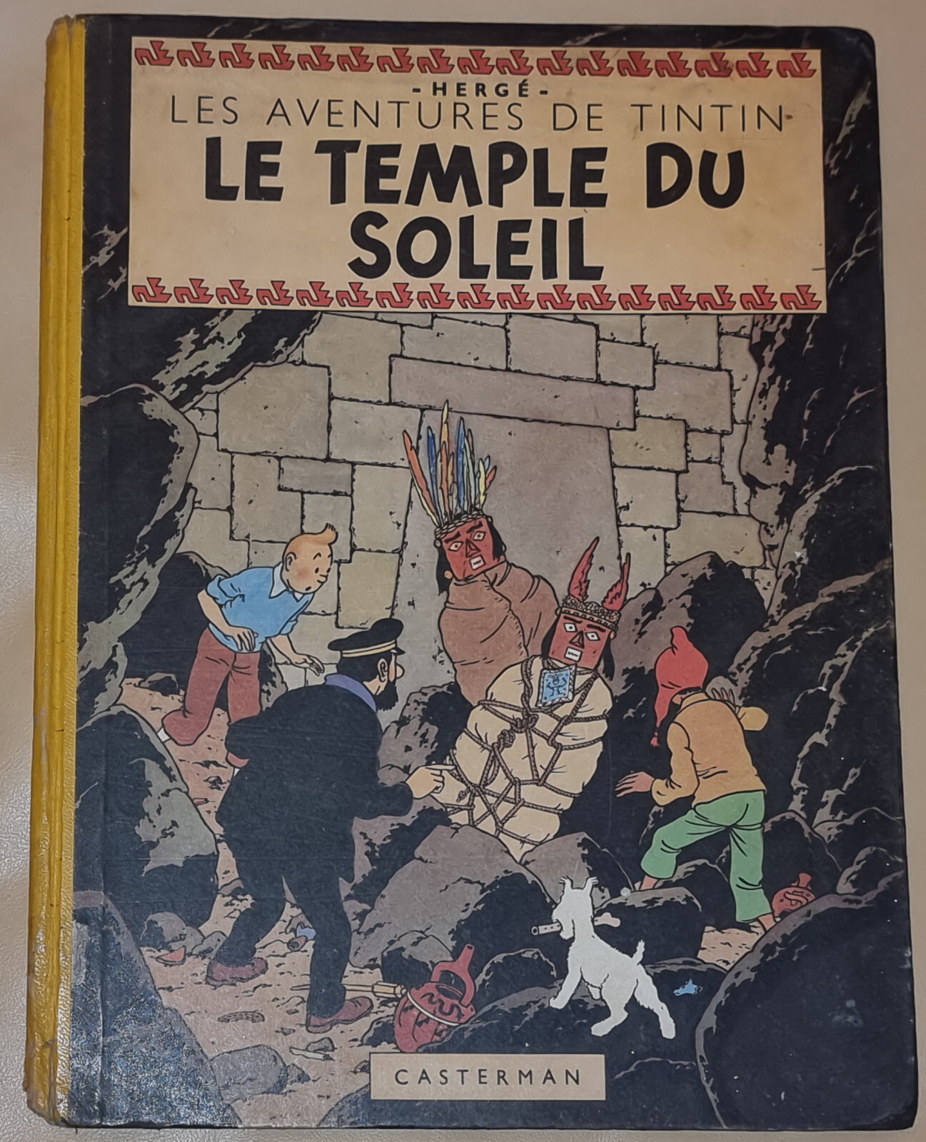 TINTIN - 14 - / Le temple du soleil / EO B3 1949 / BE-