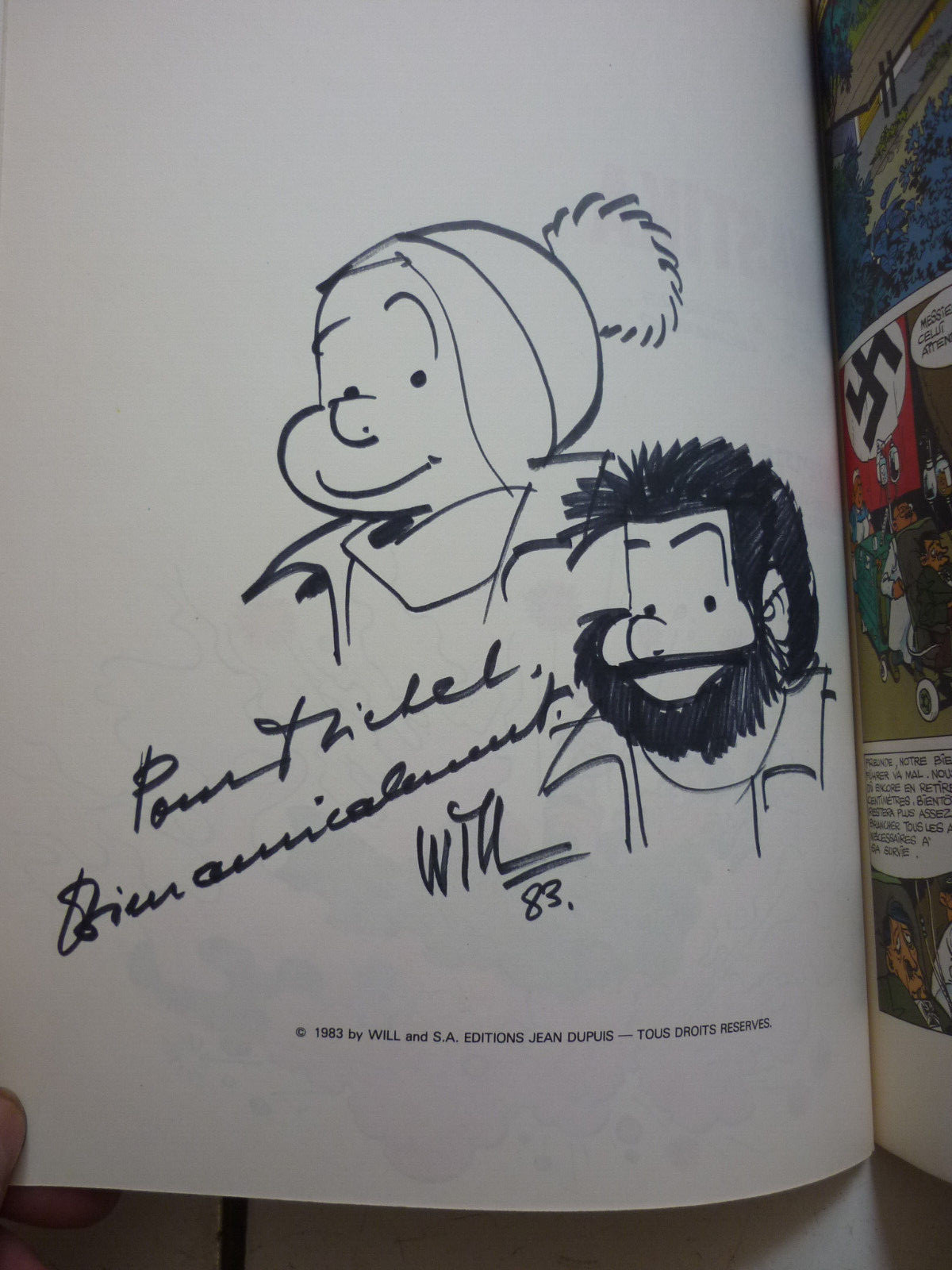 WILL / TIF ET TONDU  31 / SWASTIKA  /  DUPUIS  EO  +  DEDICACE