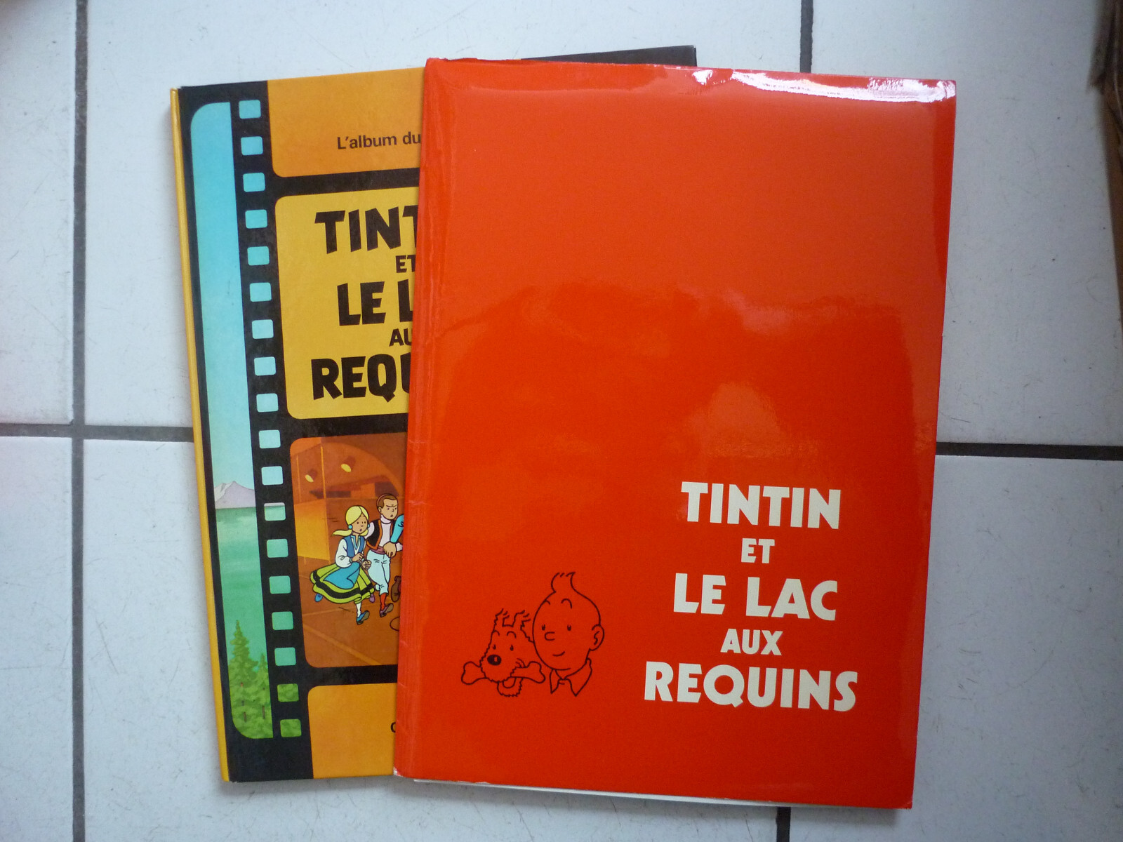 HERGE / TINTIN   ET LE LAC AUX REQUINS  DOSSIER  DE PRESSE   + BD   EO