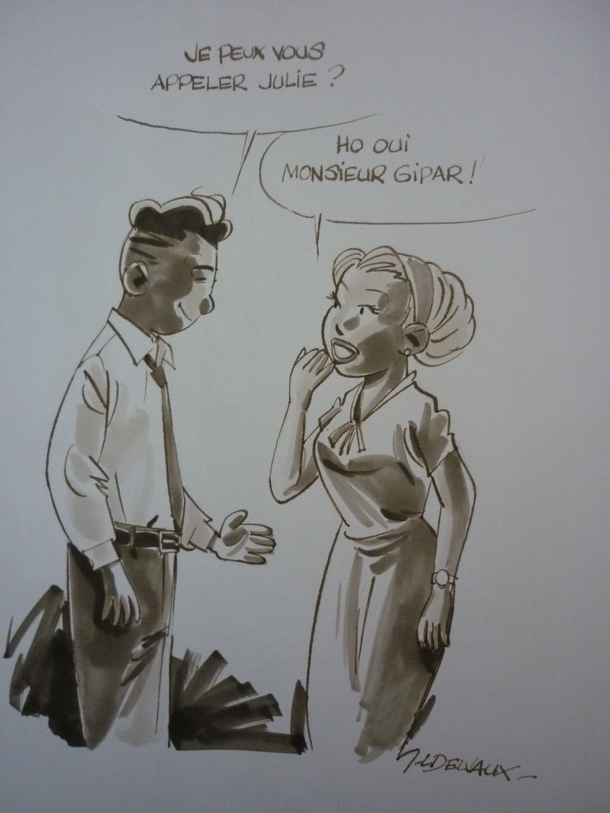 DELVAUX / DUBOIS  / JACQUES  GIPAR  / LE RETOUR DES  CAPUCINS  / EO   + DEDICACE