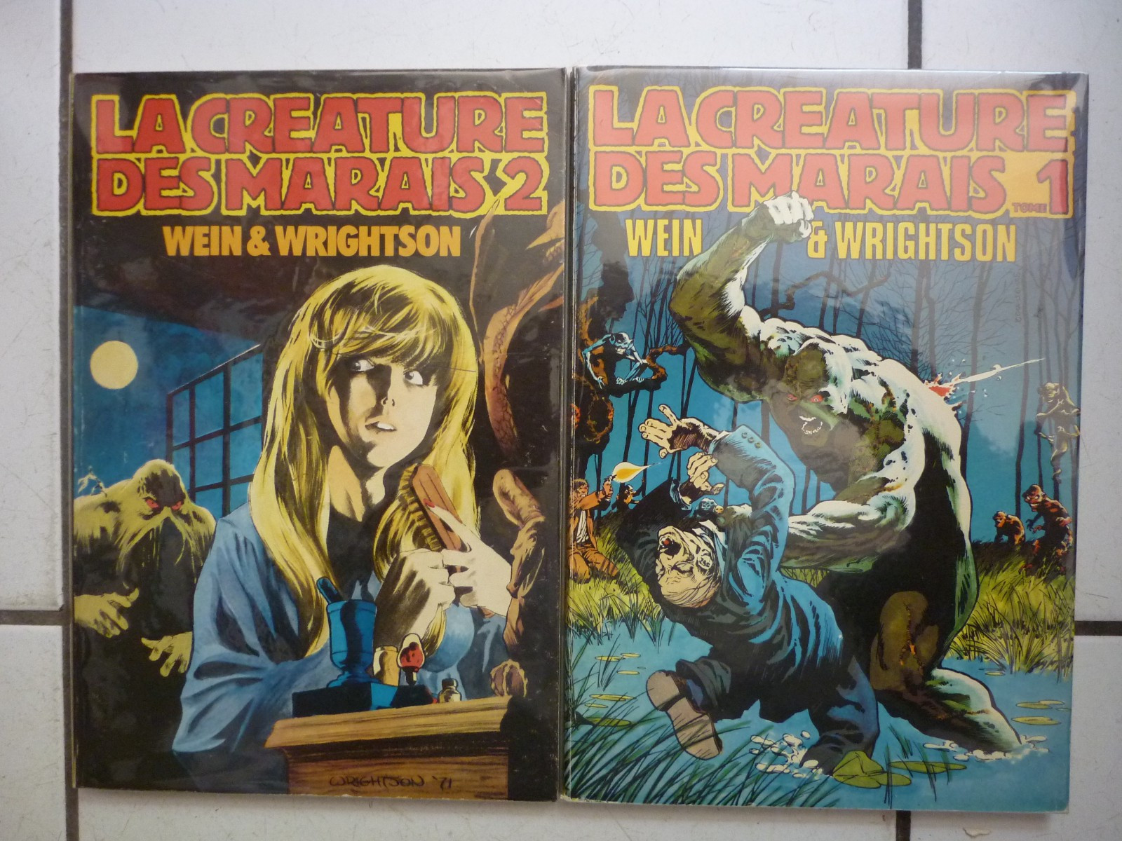WRIGHTSON  /  LA CREATURE DES MARAIS    1 ET 2       / EDITION DU FROMAGE   / EO