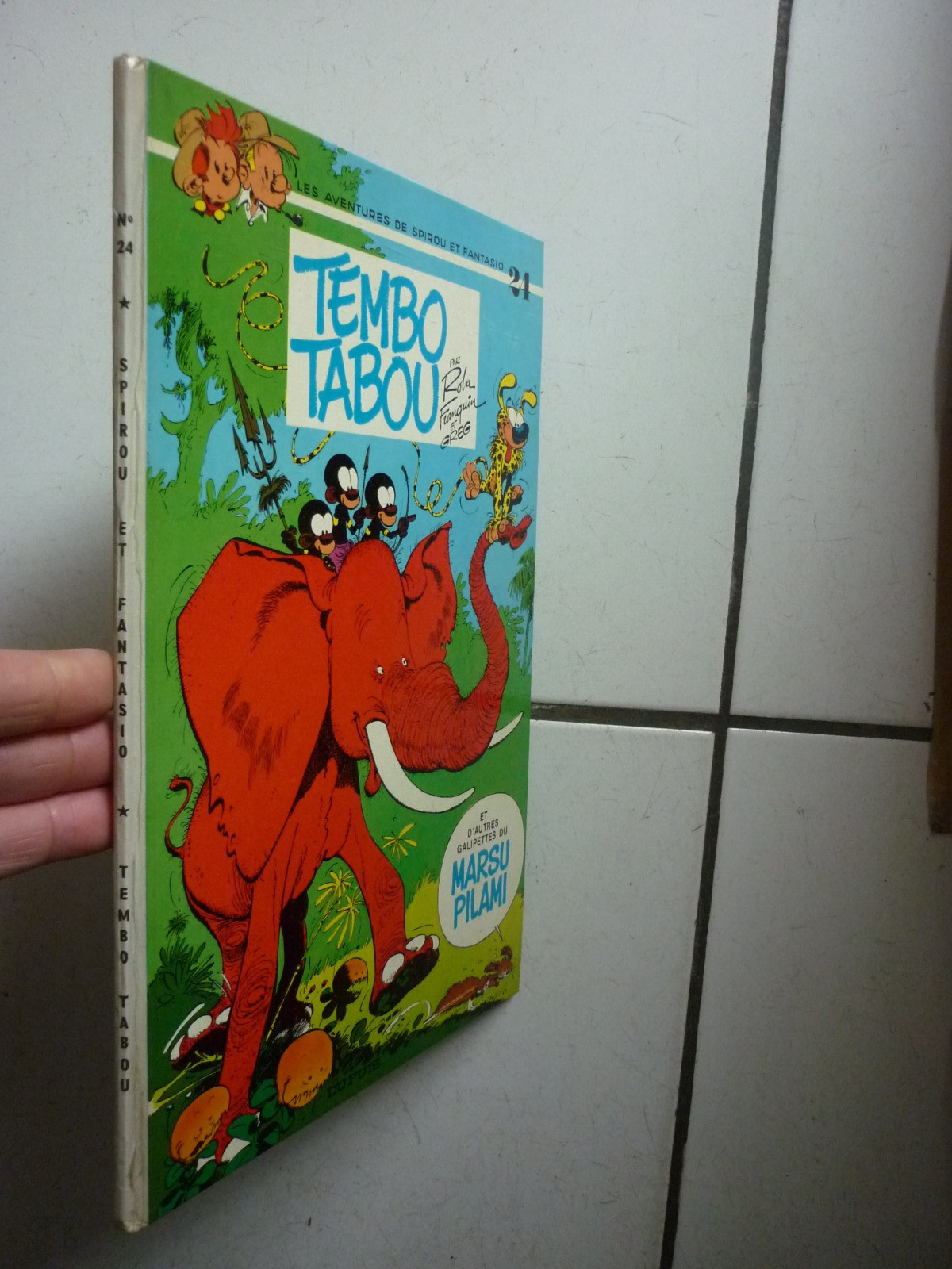FRANQUIN / SPIROU 24 /  TEMBO  TABOU  / EO   1974