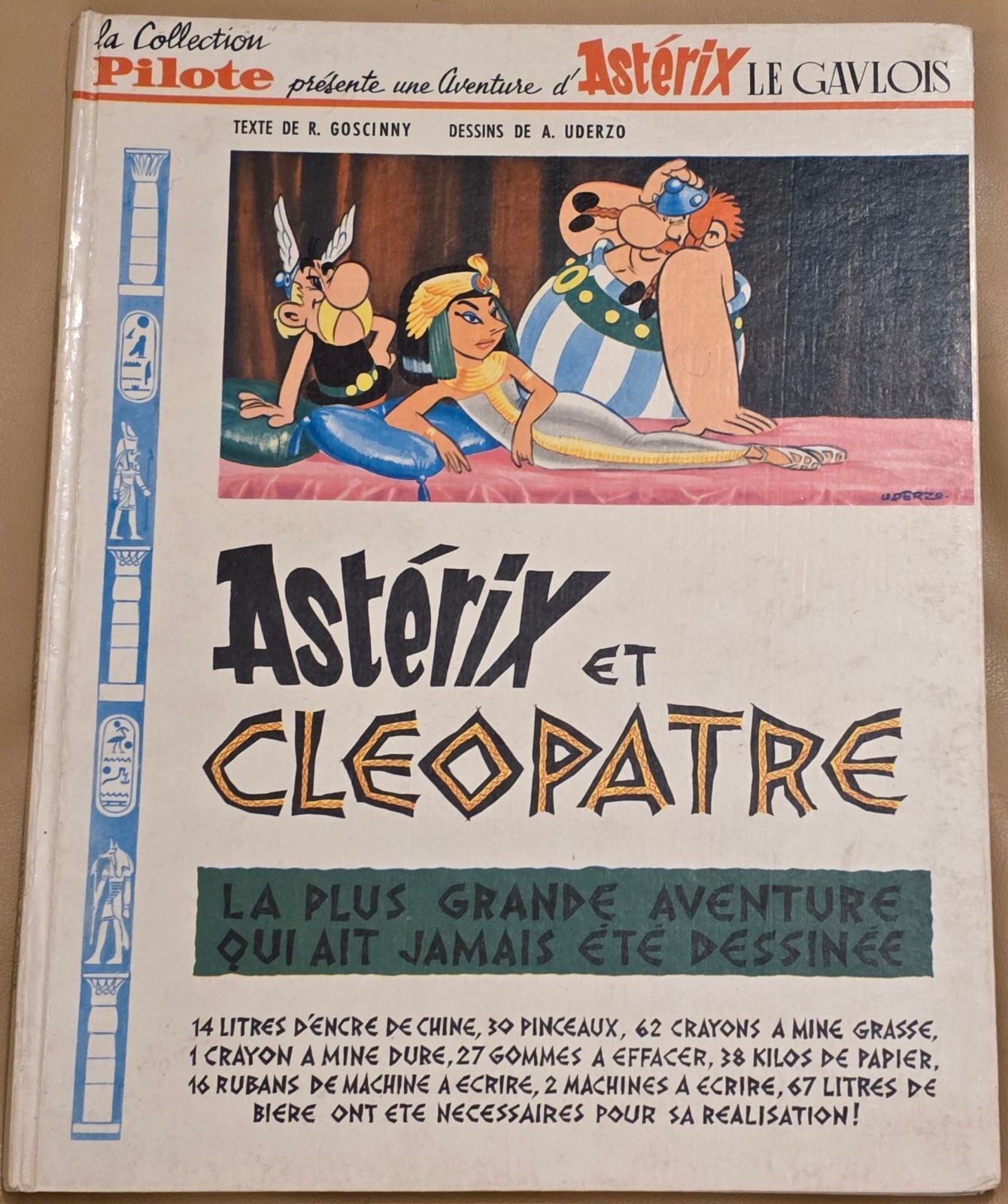 ASTERIX -6 / Asterix et Cléopâtre / EO 1965/ 16 titres dont 3 à paraître / TBE