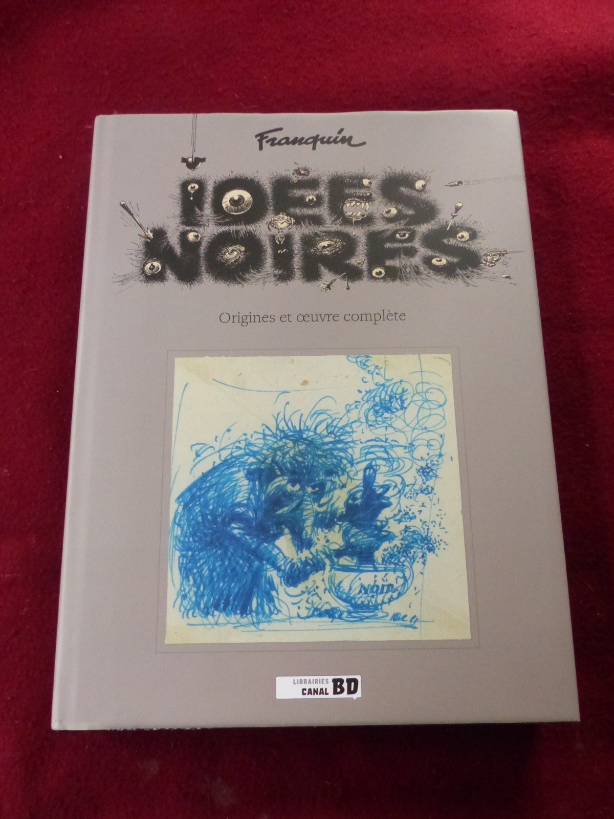 BD IDEES NOIRES FRANQUIN TIRAGE CANAL BD EO TL 1200 EX + feuille correctrice