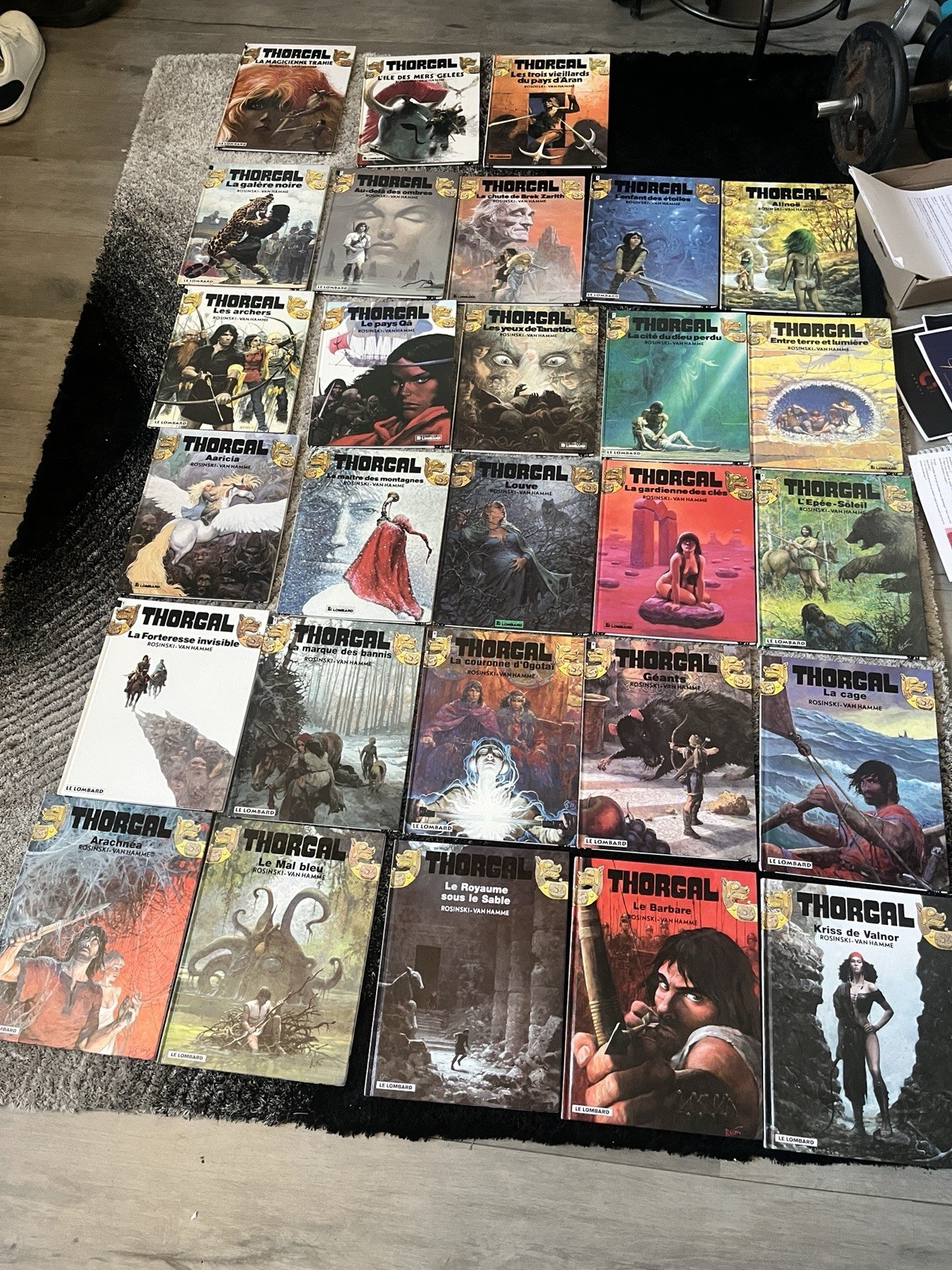 Exceptionnel : Lot 27 BD Thorgal - État Collection (EO 1984 incluses)