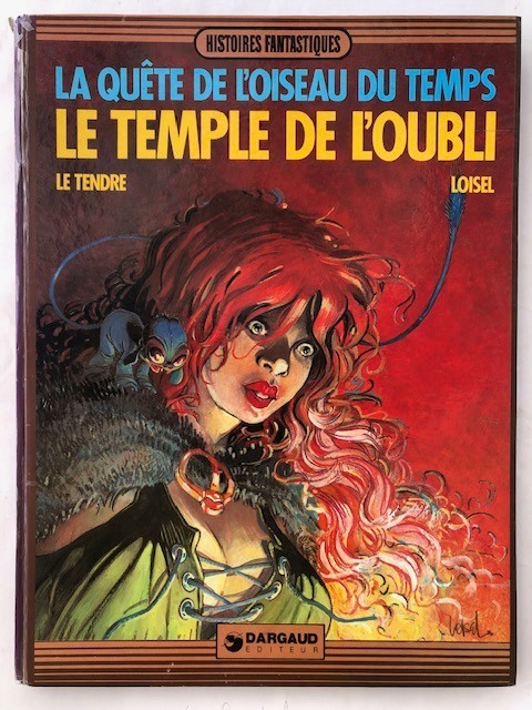 BD La quête de l'oiseau du temps -DÉDICACE DE LOISEL -EO -TEMPLE DE L'OUBLI 1984