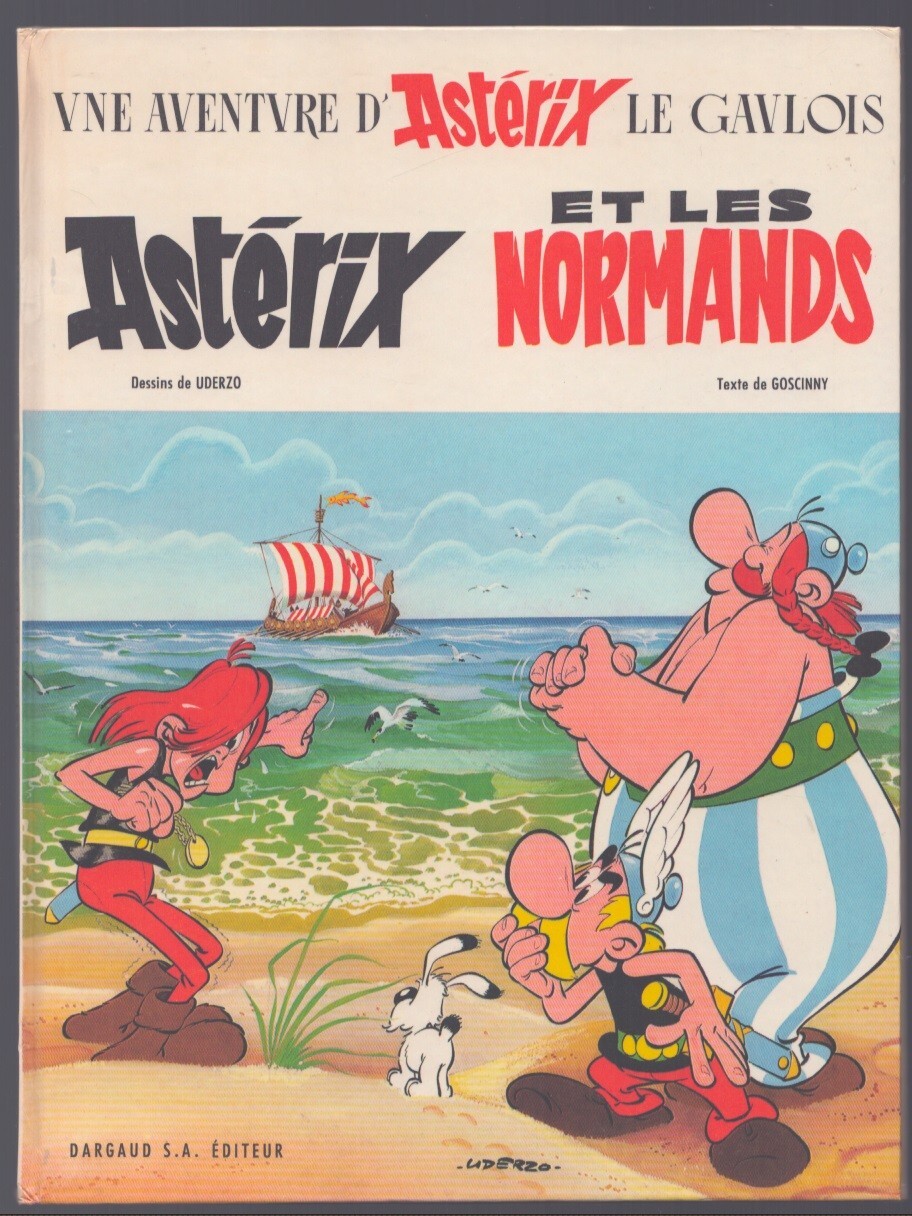 UDERZO / GOSCINNY . ASTÉRIX ET LES NORMANDS . EO COLLEE . 1966 .