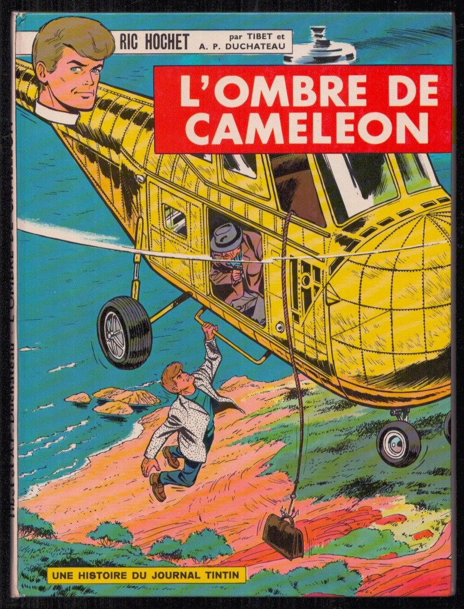 TIBET . RIC HOCHET N°4 . L'OMBE DU CAMELEON . EO . 1966 .