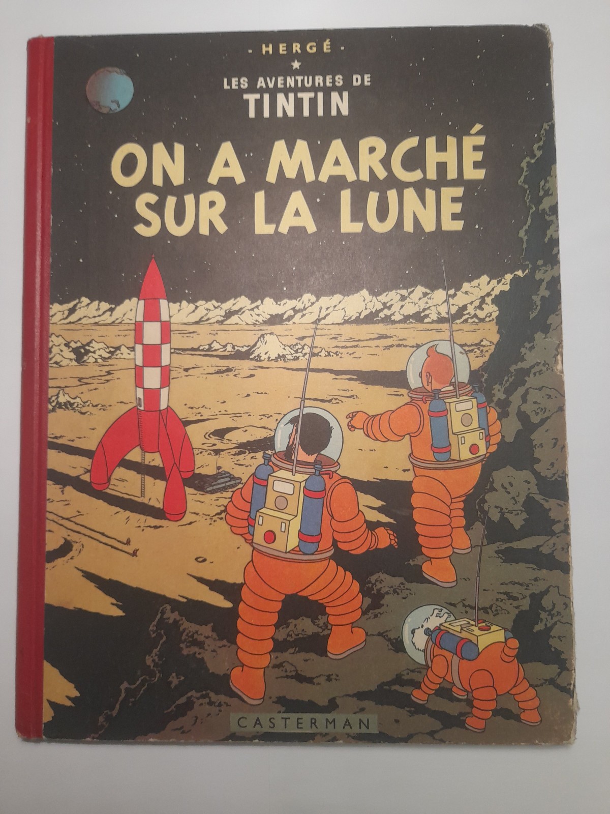 BD TINTIN On a marché sur la lune EO 1954 B11