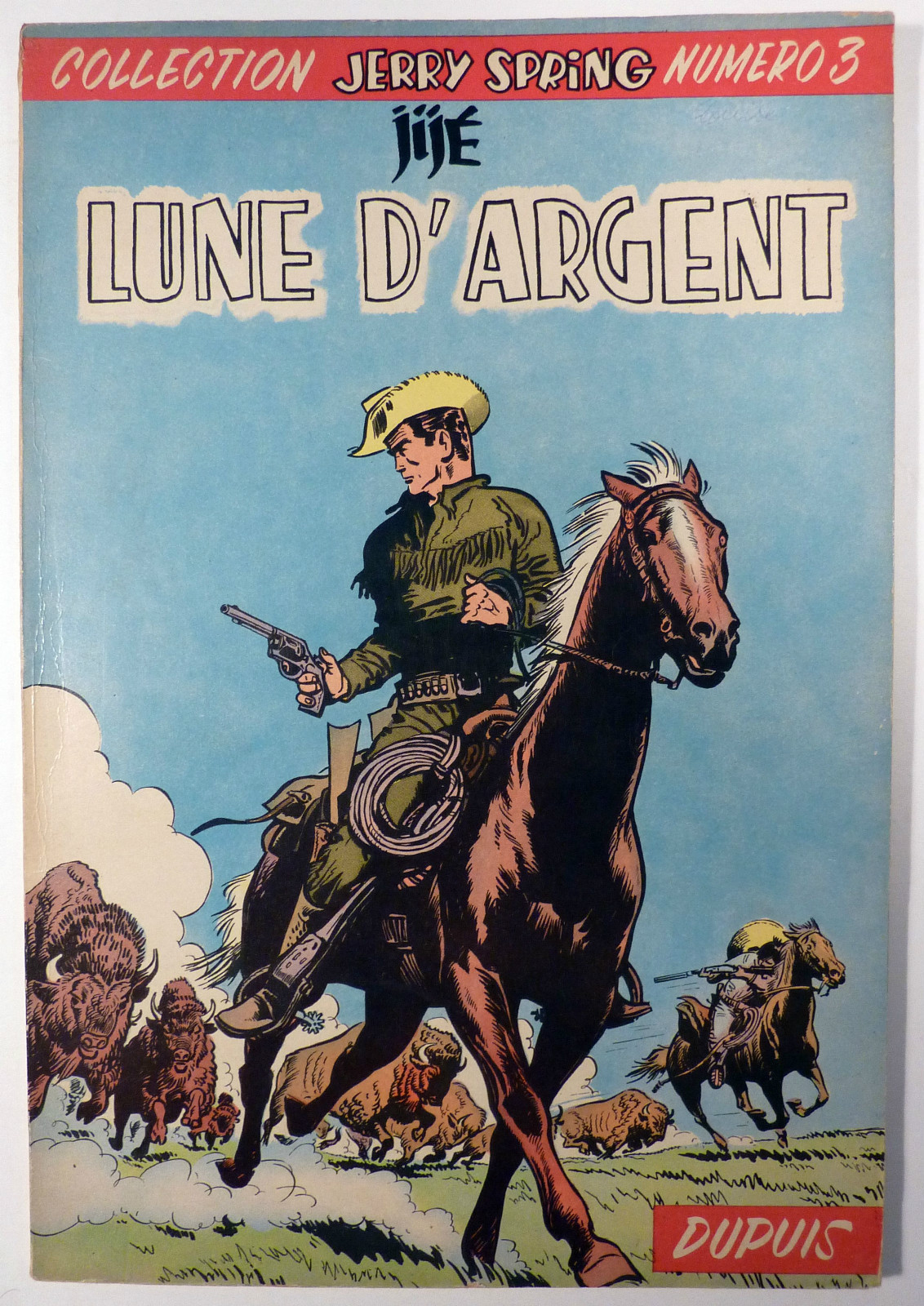 Jerry Spring  Lune d'argent Jijé Ed. Dupuis EO 1956 TBE
