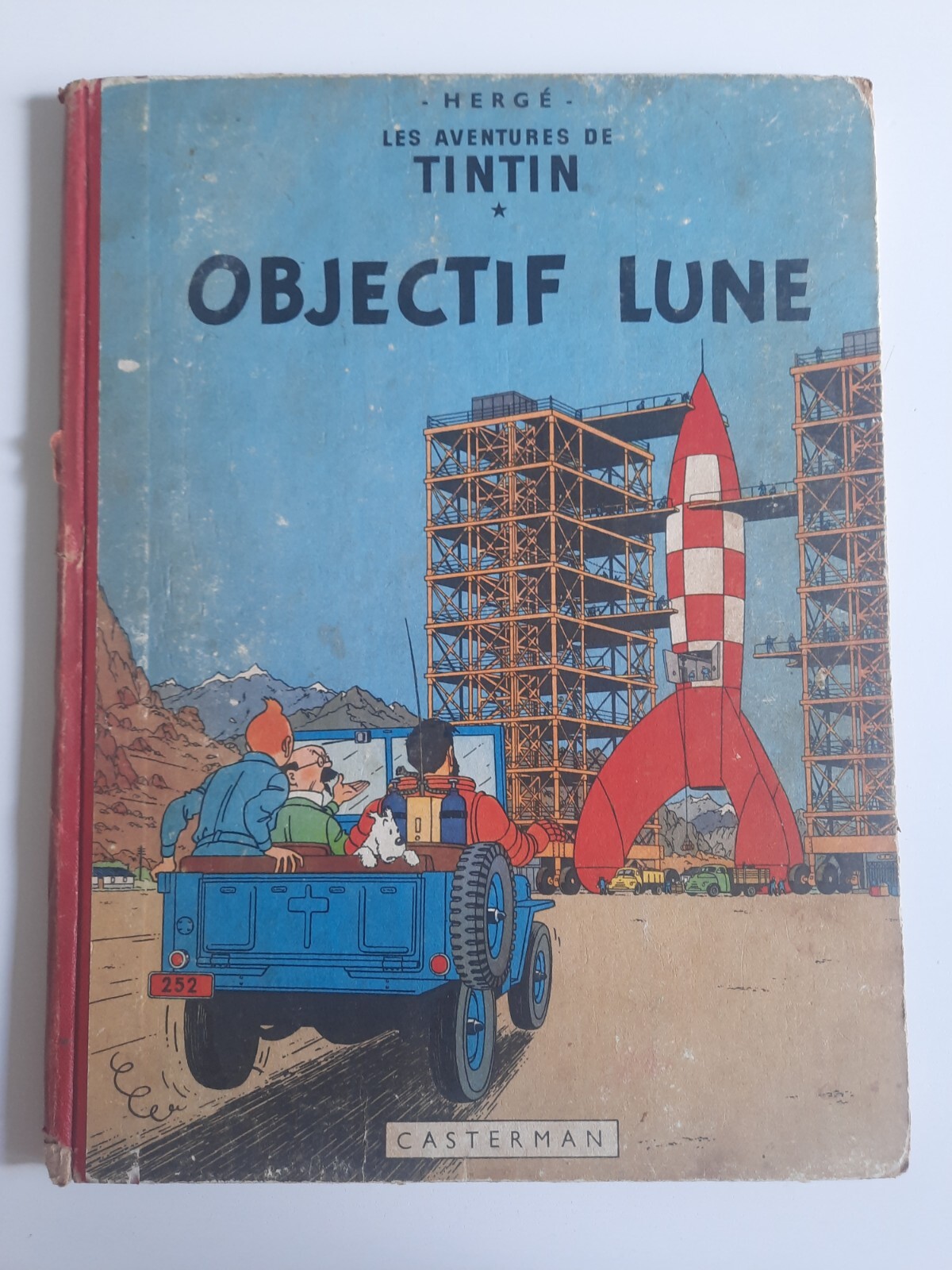 Tintin - Objectif Lune - B8 1953 EO France