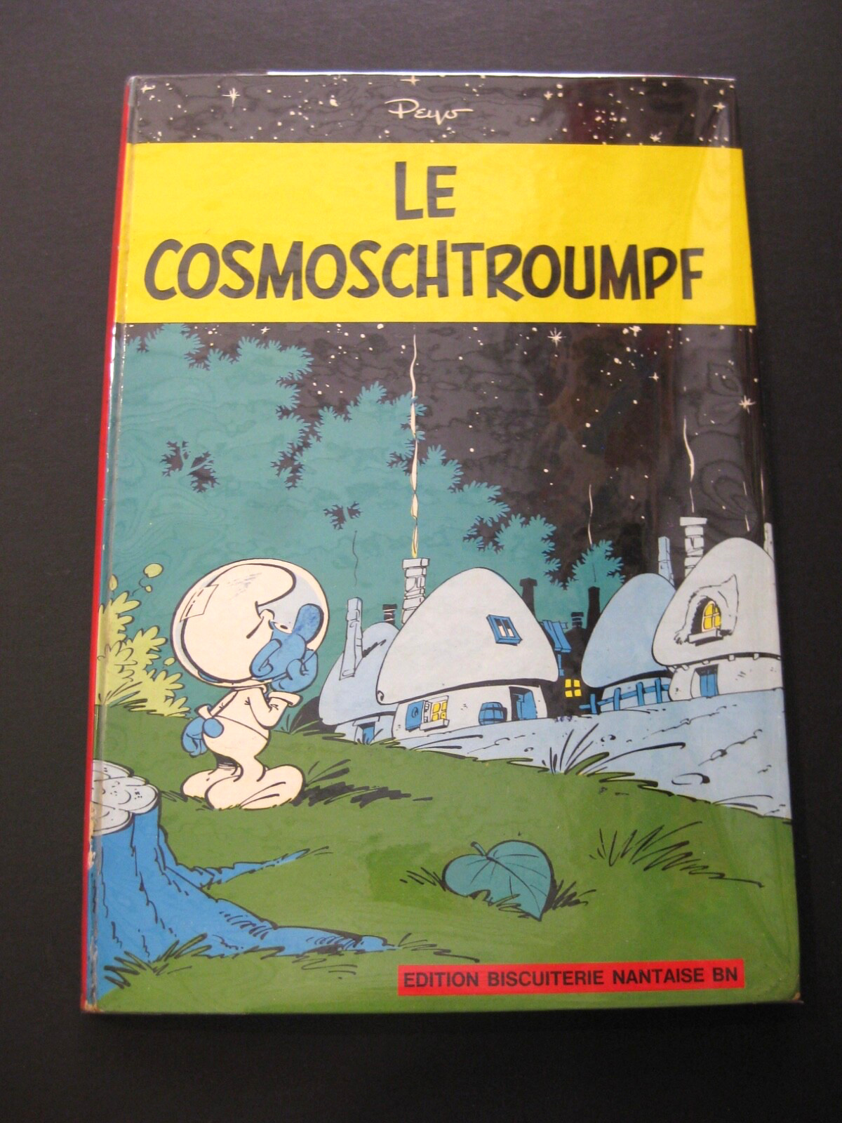 Le Cosmoschtroumpf PEYO  Ed. Biscuiterie Nantaise  1967 EO BE