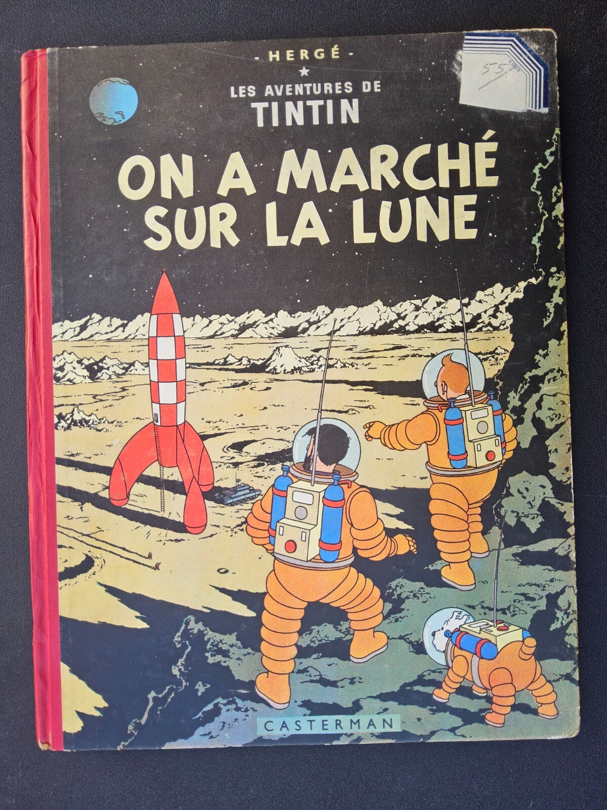 Tintin - On à Marché Sur La Lune - B11 - EO de 1954 - TBE