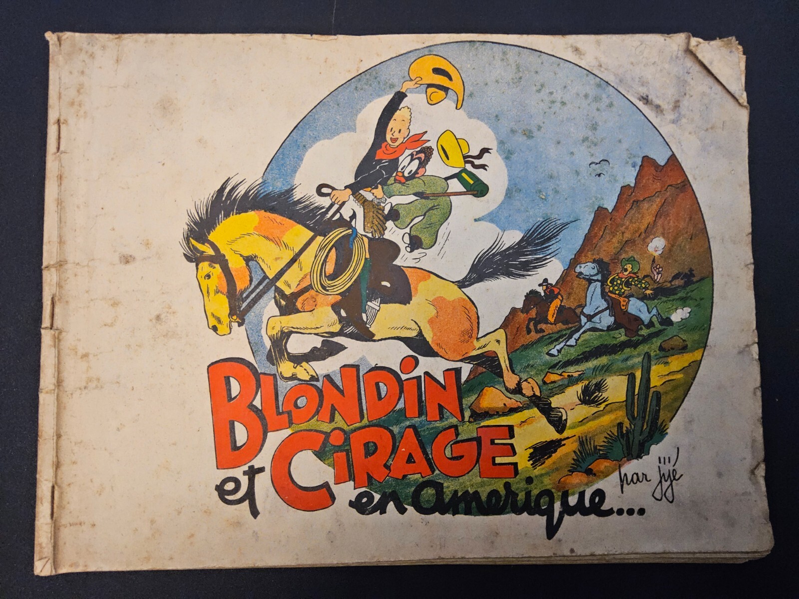 EO - Blondin Et Cirage - En Amérique - Sepia - 1942 - BE