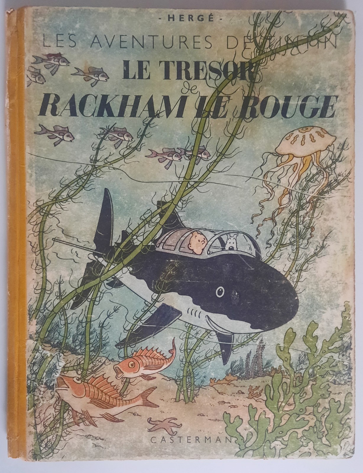 TINTIN - Le Trésor de Rackam Le Rouge - EO A24 1945