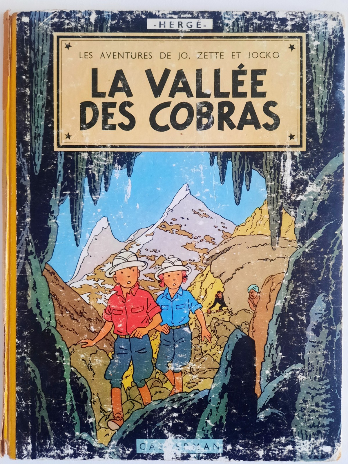 HERGÉ - Jo Zette et Jocko - La Vallée Des Cobras - EO B20 Bis - 1957
