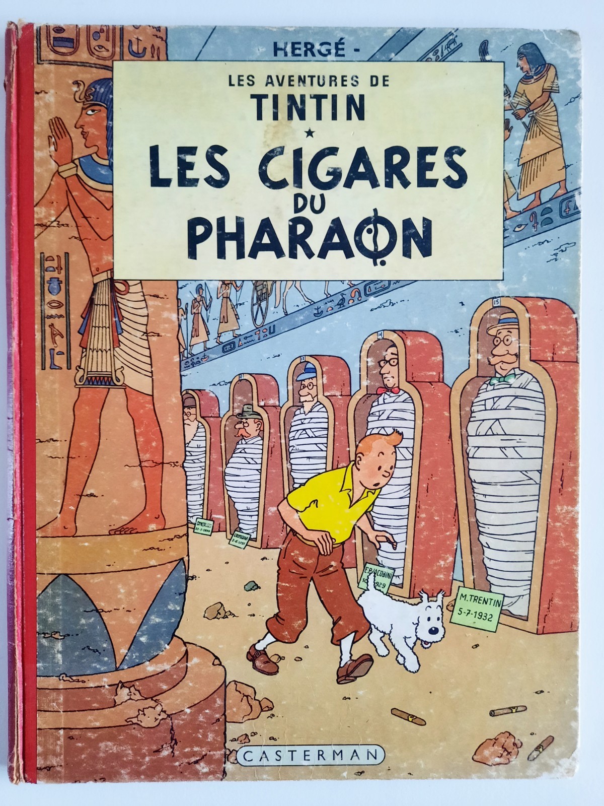 TINTIN - Les Cigares du Pharaon EO Belge B15 - 1955