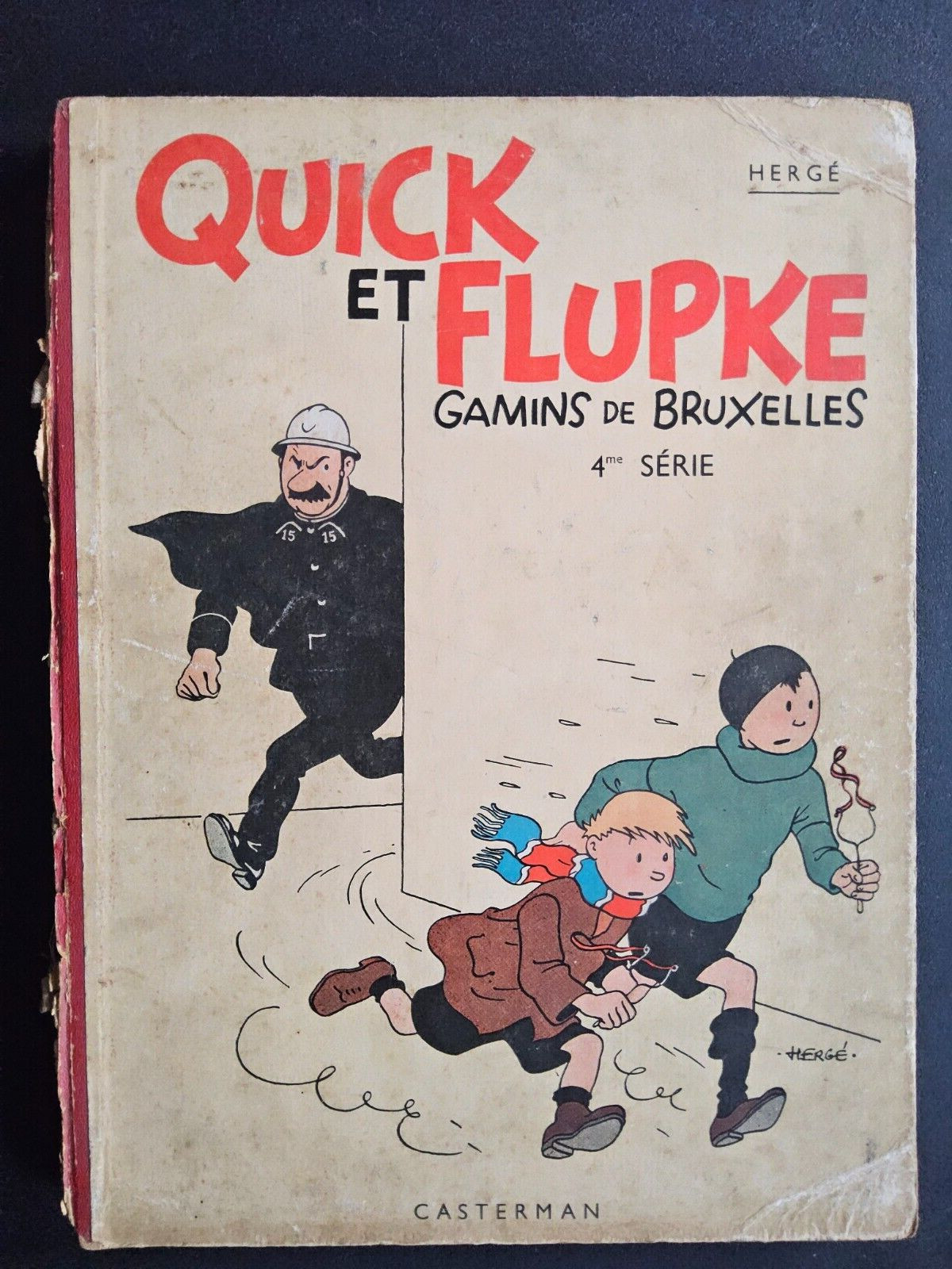 Quick et Flupke - 4ème  série - Noir et blanc - A11 - EO de 1940 - BE - Tintin