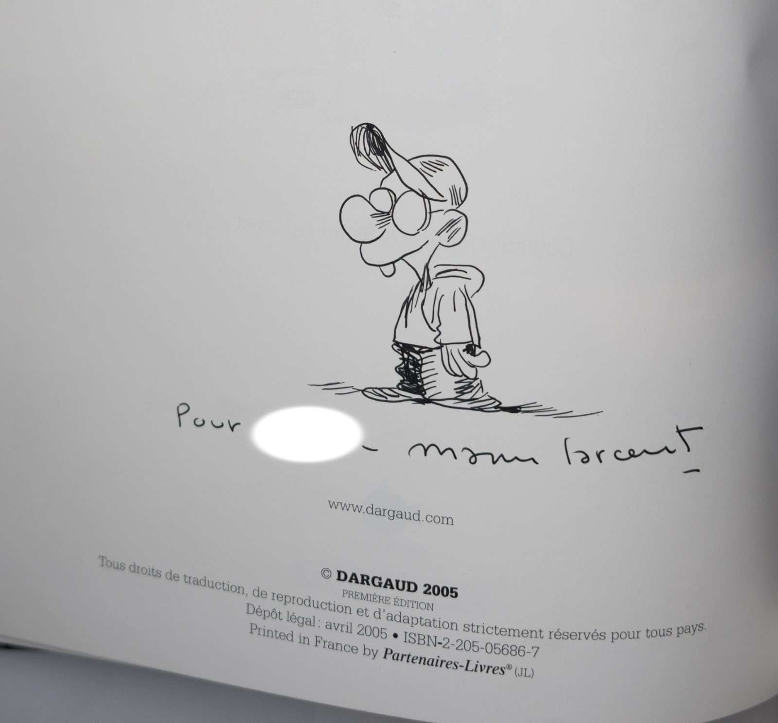 BDs EO "NIC OUMOUK" Tomes 1 et 2 dont Tome 1 dédicacé par Larcenet