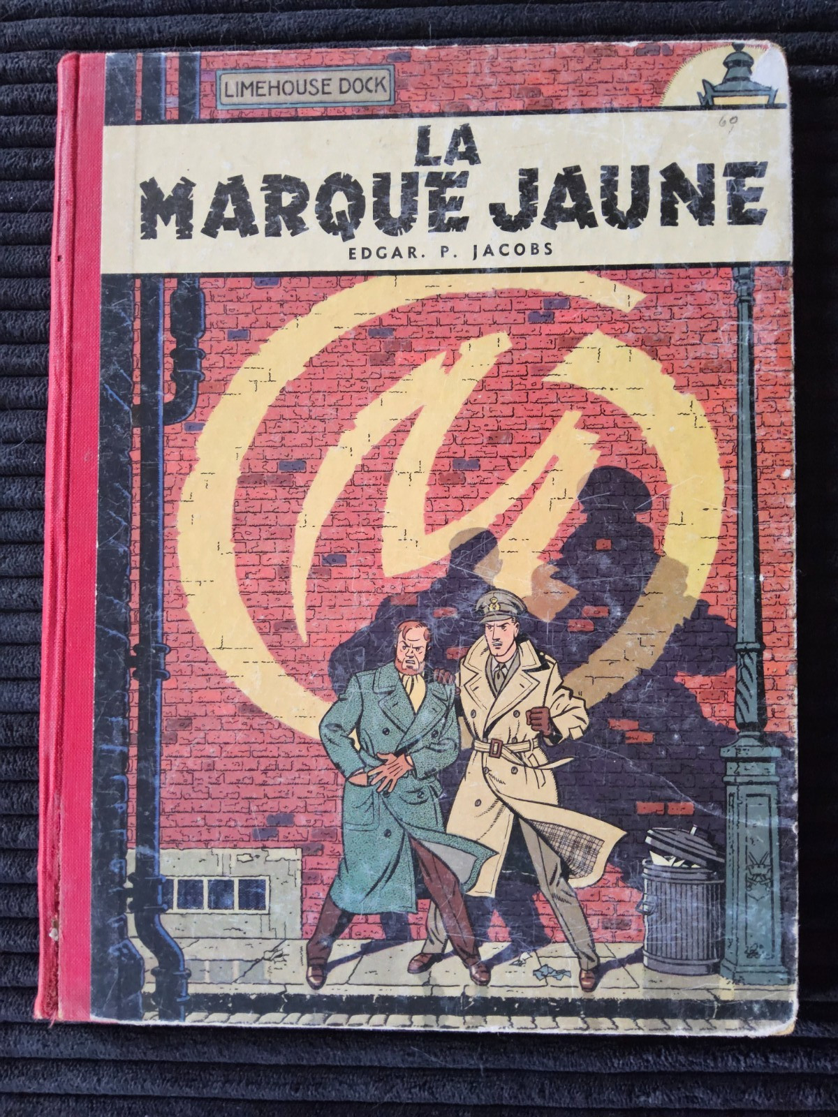 Blake et Mortimer - La marque jaune - EO de 1956 - Lombard - BE